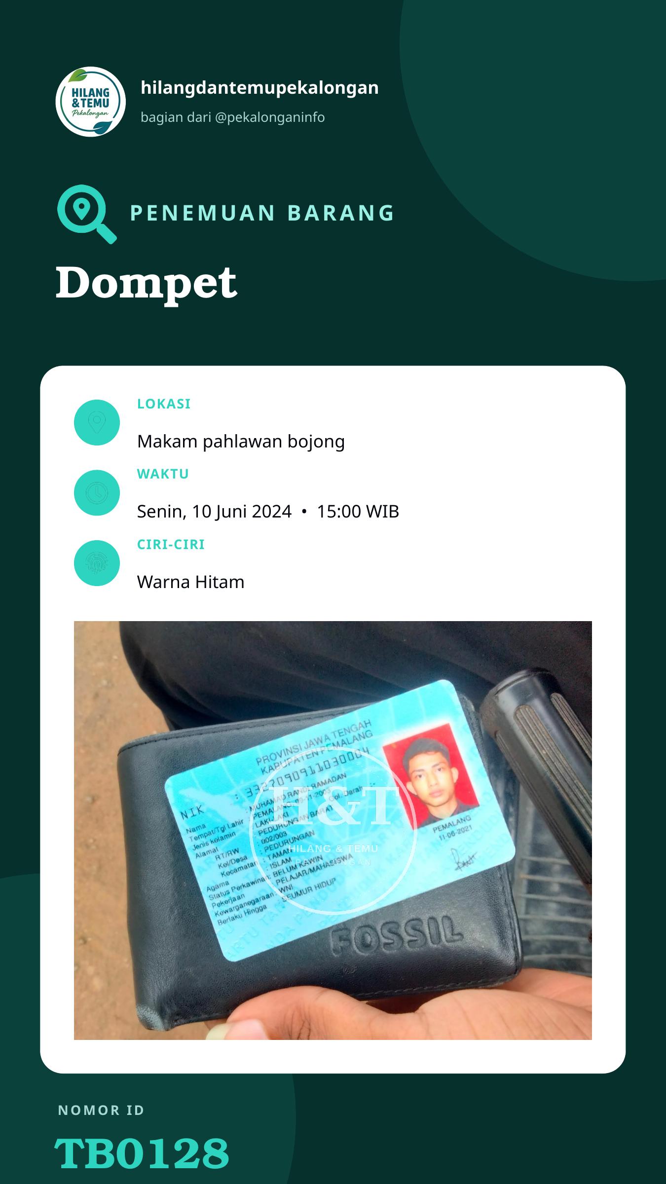 Story 9:16 laporan Dompet