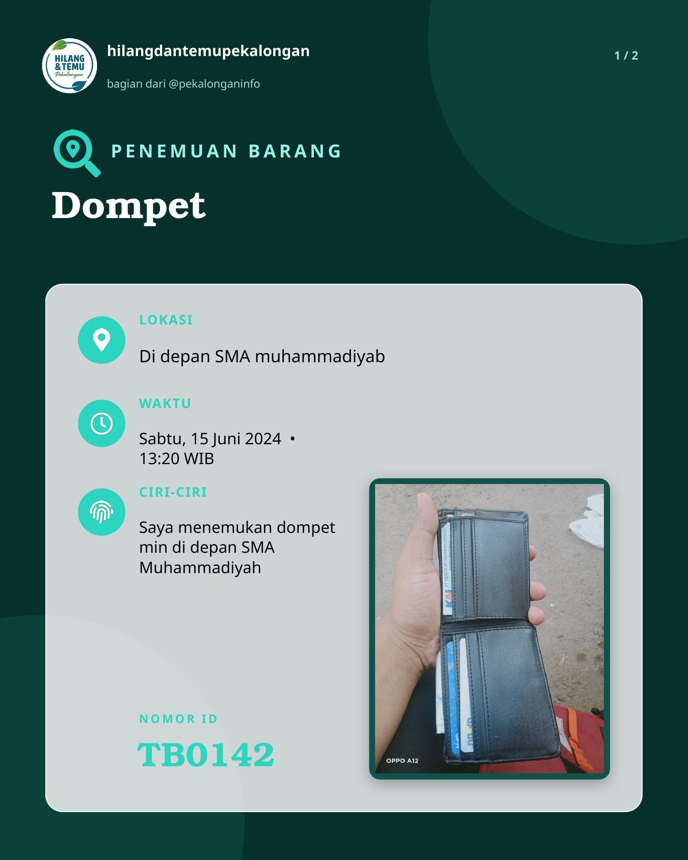 Slide 1 laporan Dompet