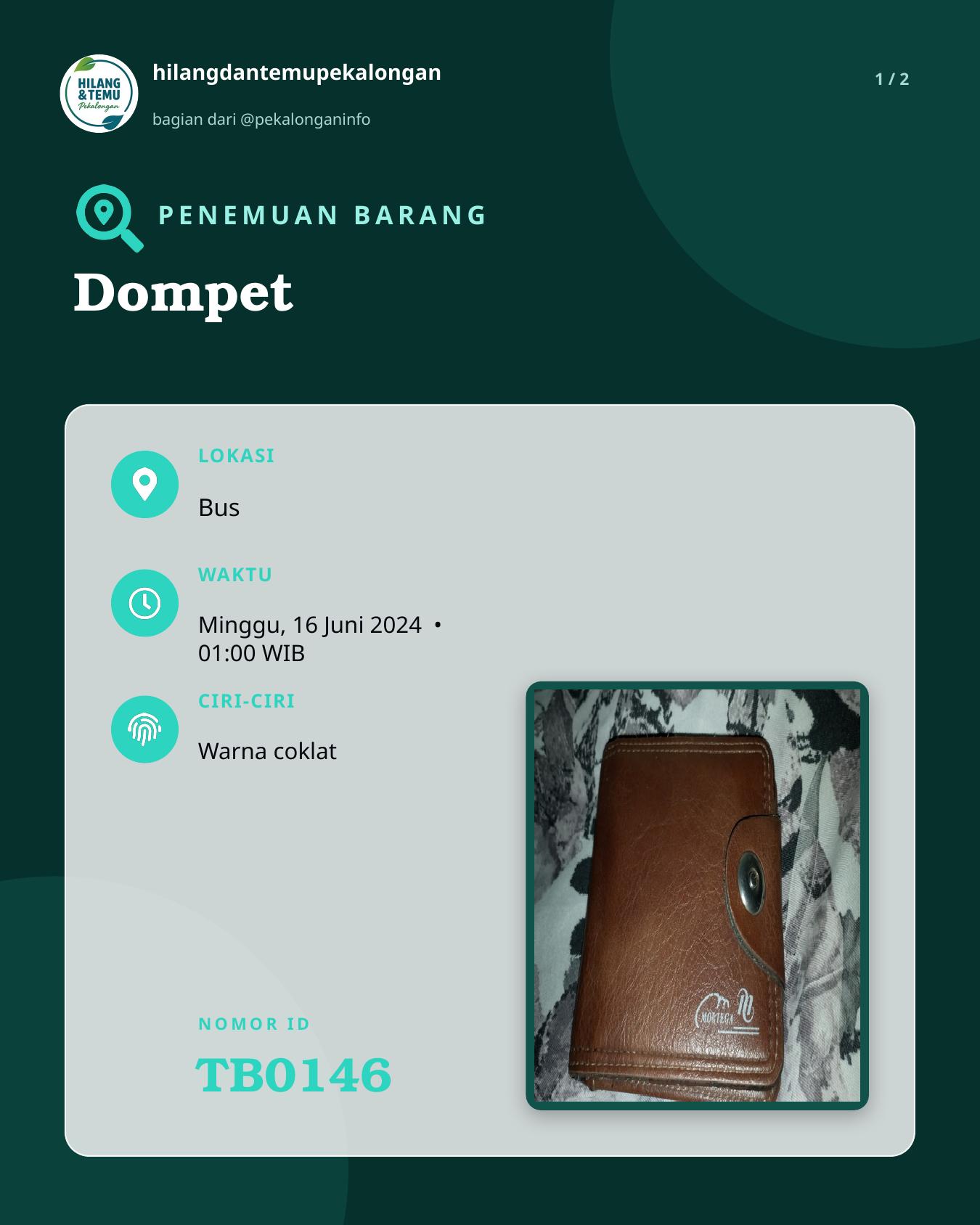 Slide 1 laporan Dompet