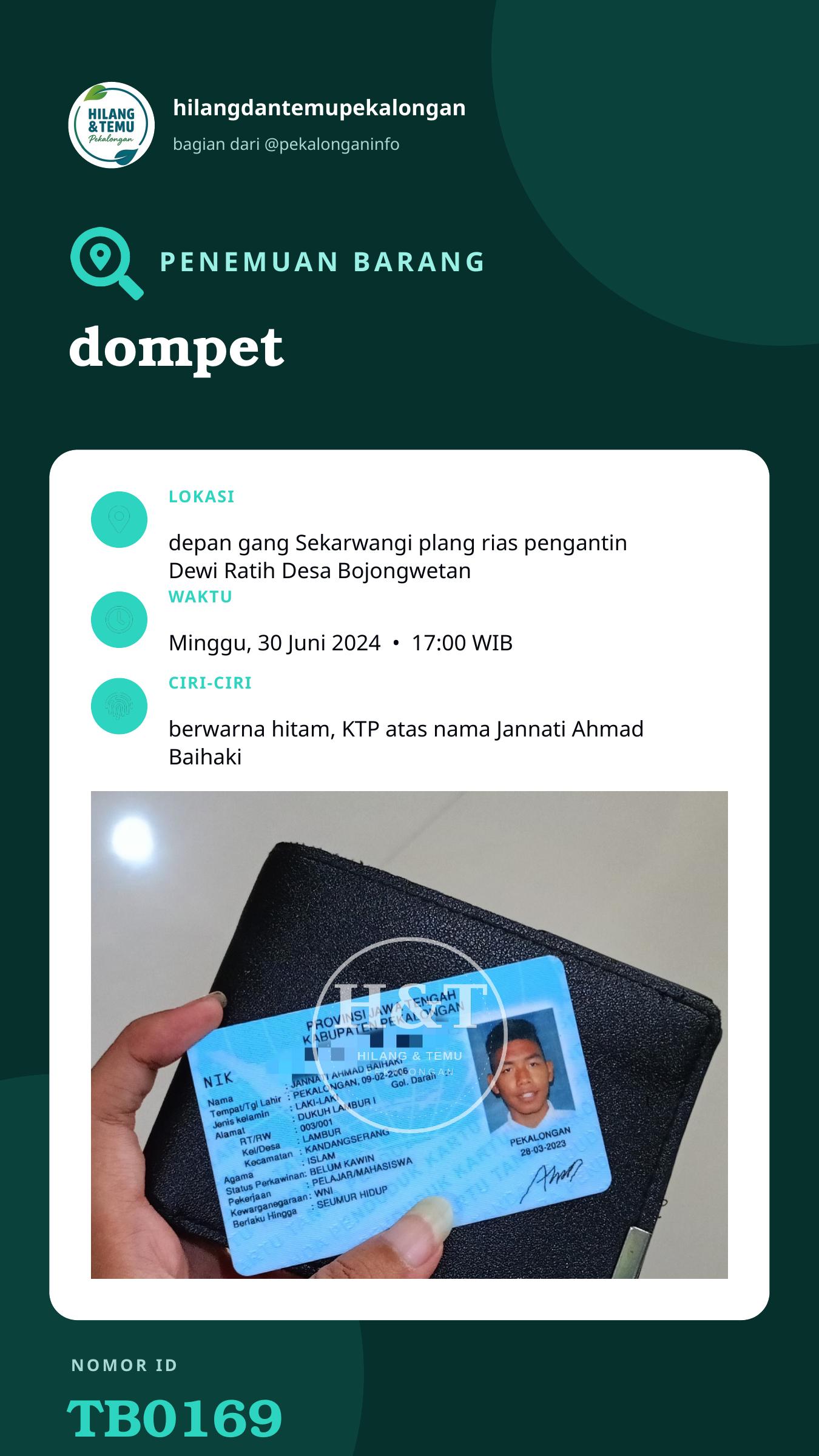 Story 9:16 laporan dompet