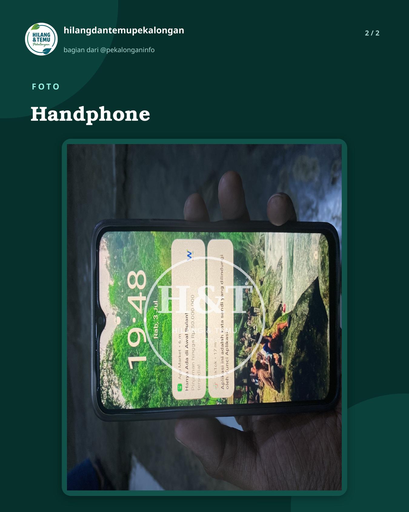 Slide 2 laporan Handphone