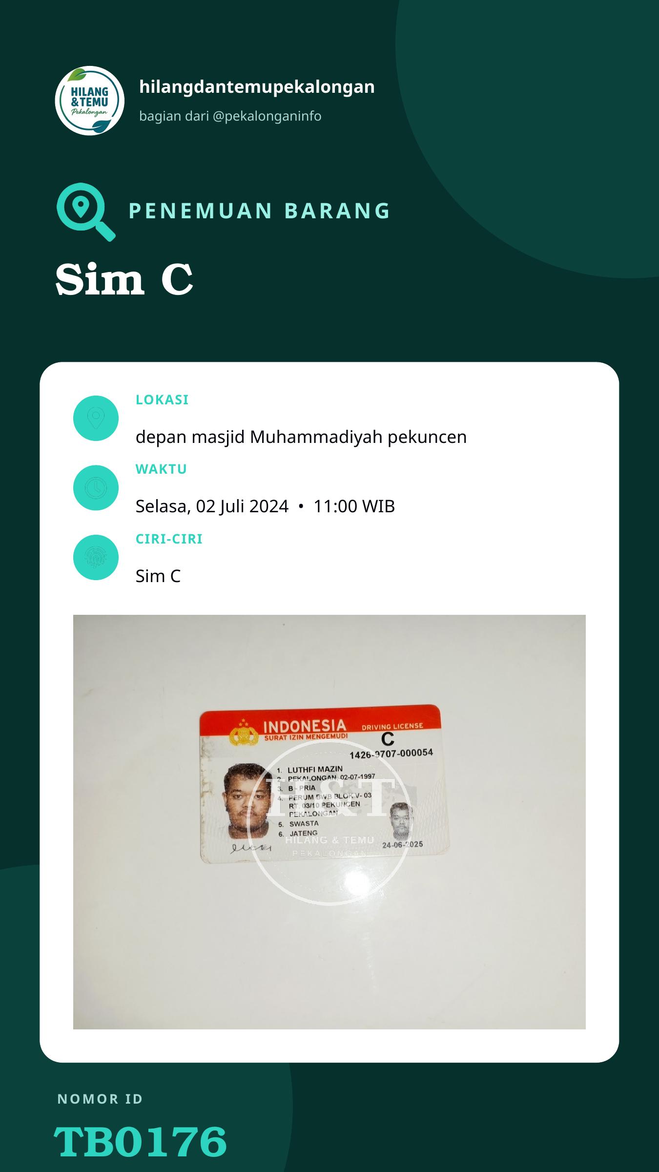 Story 9:16 laporan Sim C