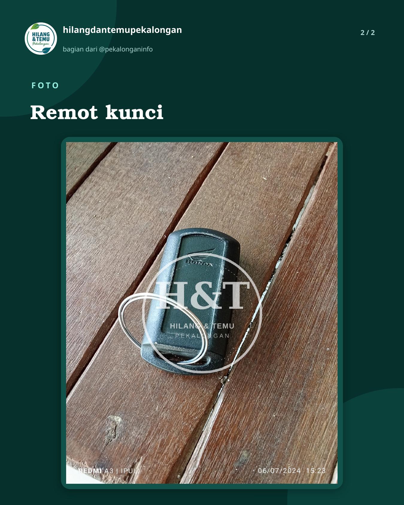 Slide 2 laporan Remot kunci