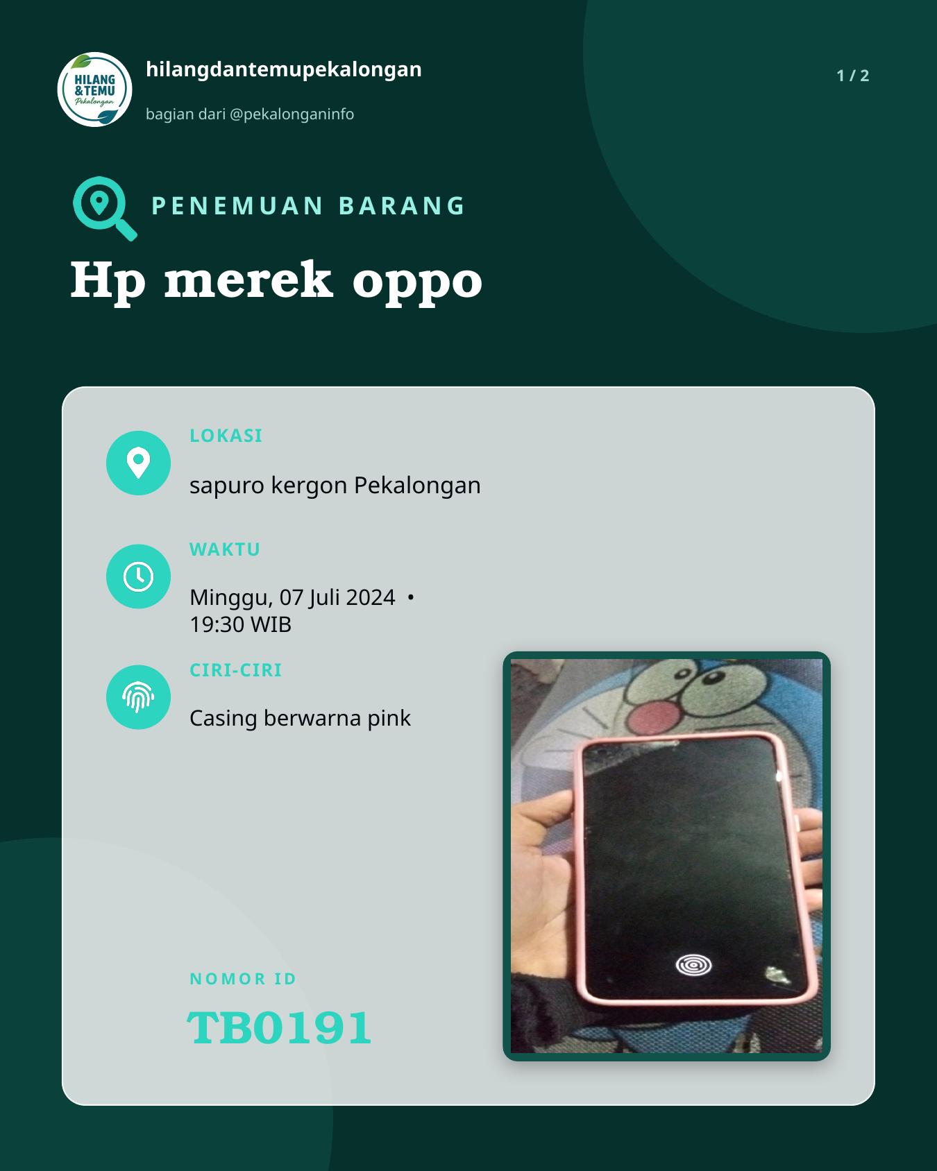 Slide 1 laporan Hp merek oppo