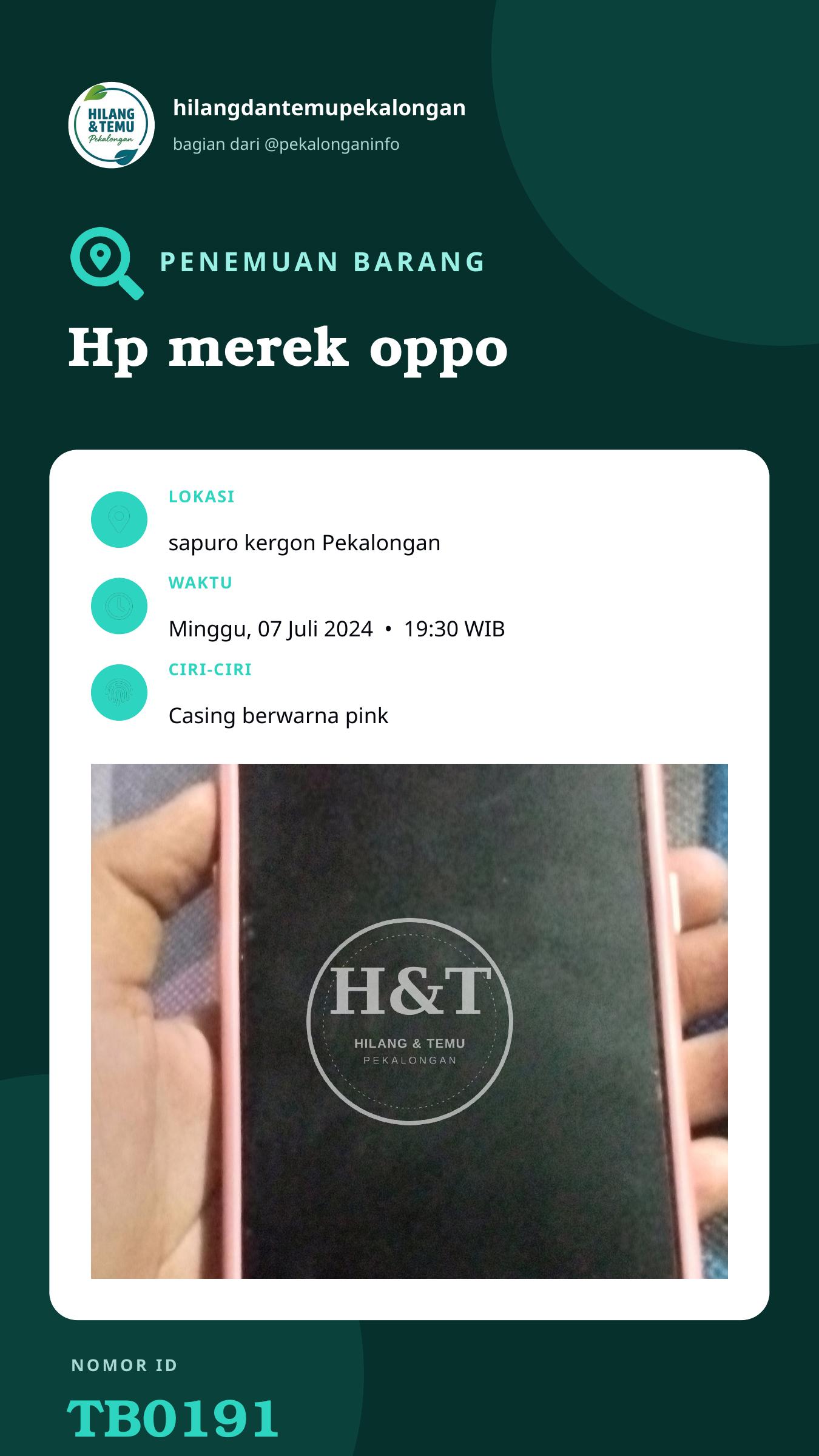 Story 9:16 laporan Hp merek oppo