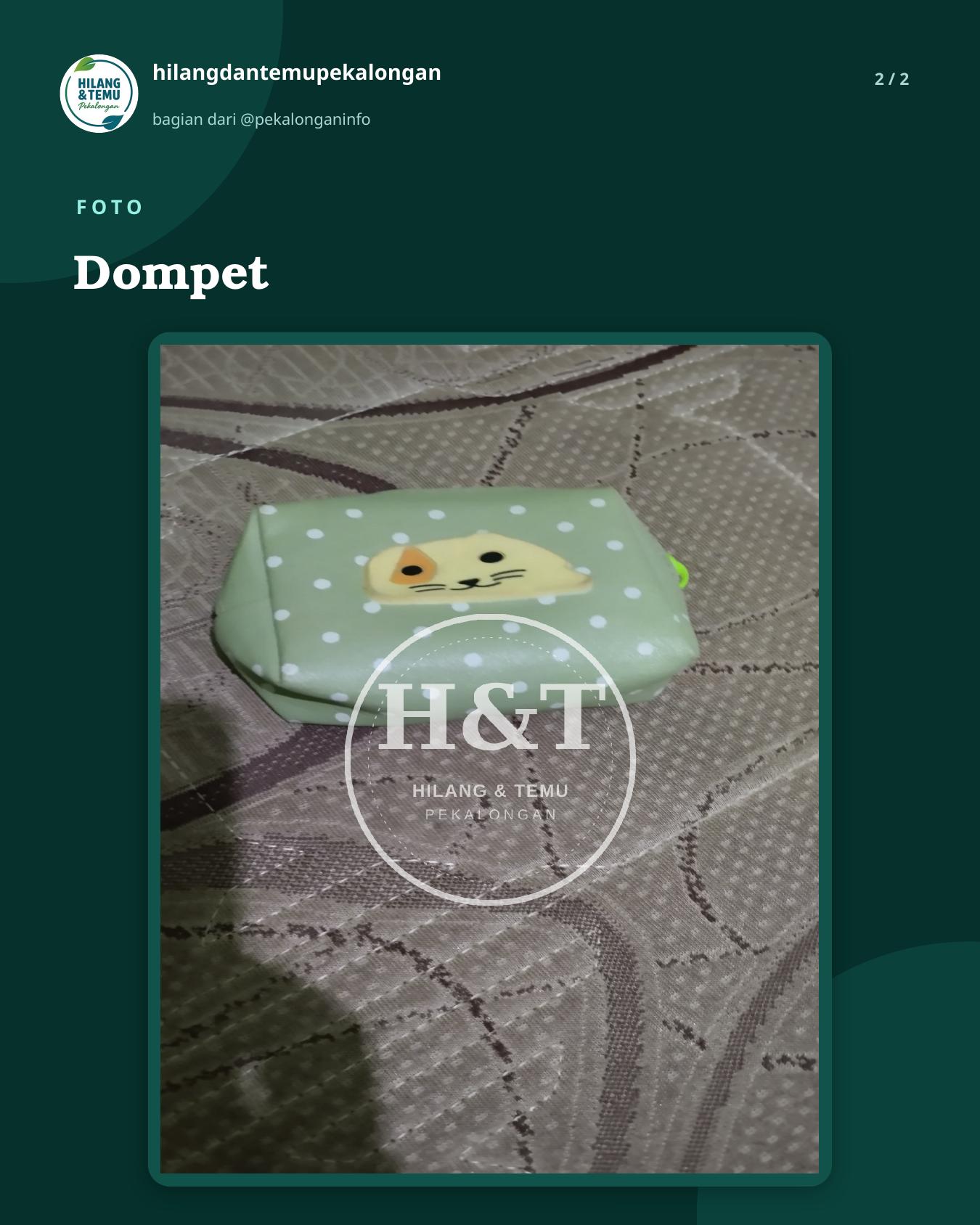 Slide 2 laporan Dompet