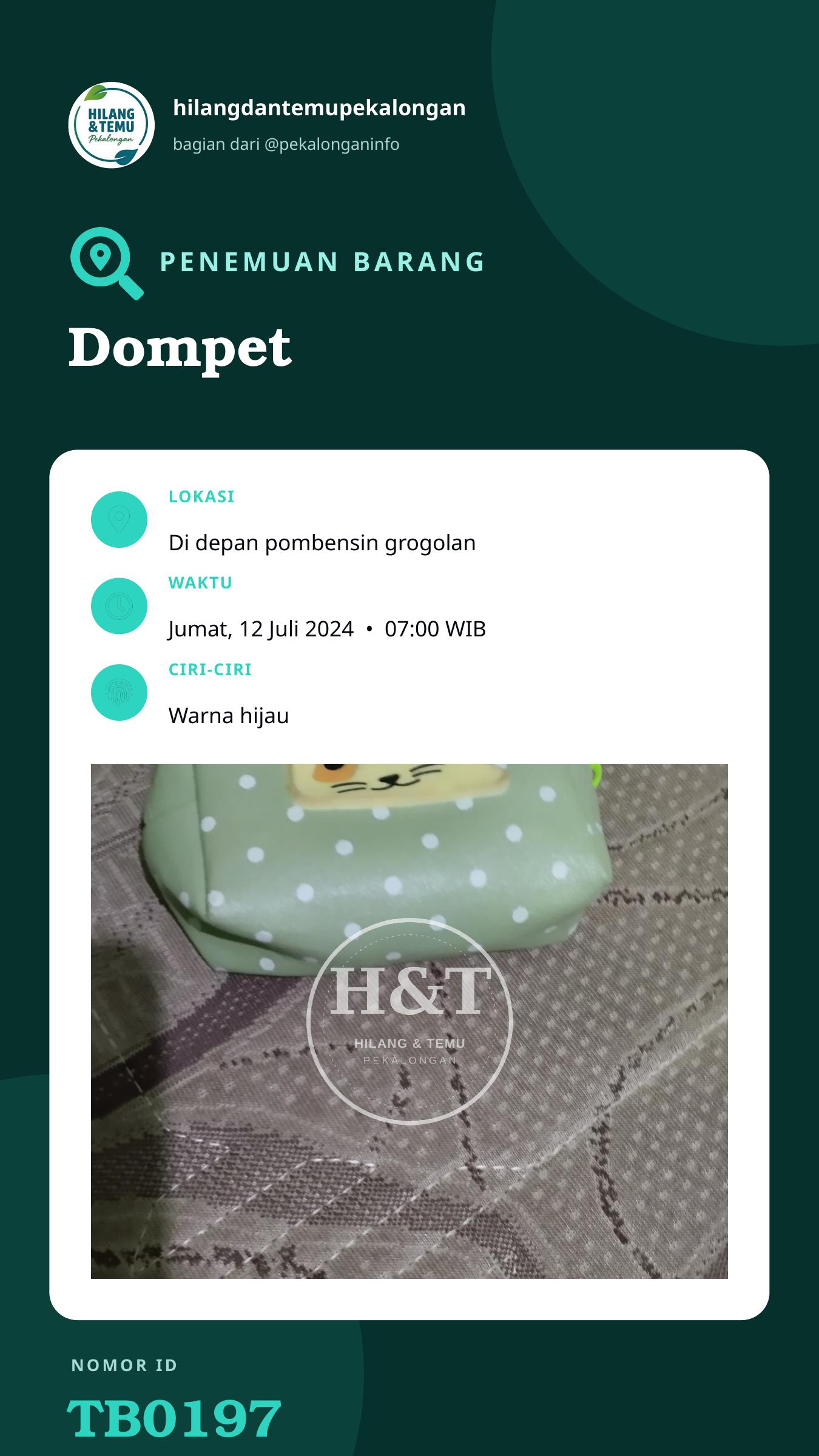 Story 9:16 laporan Dompet