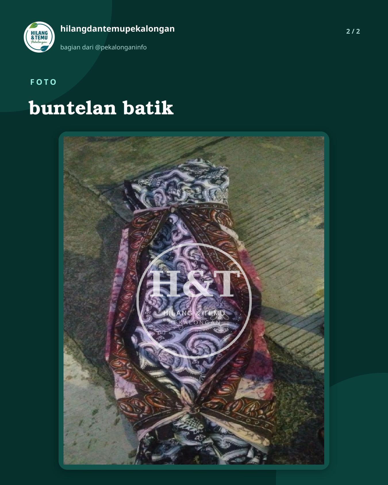 Slide 2 laporan buntelan batik