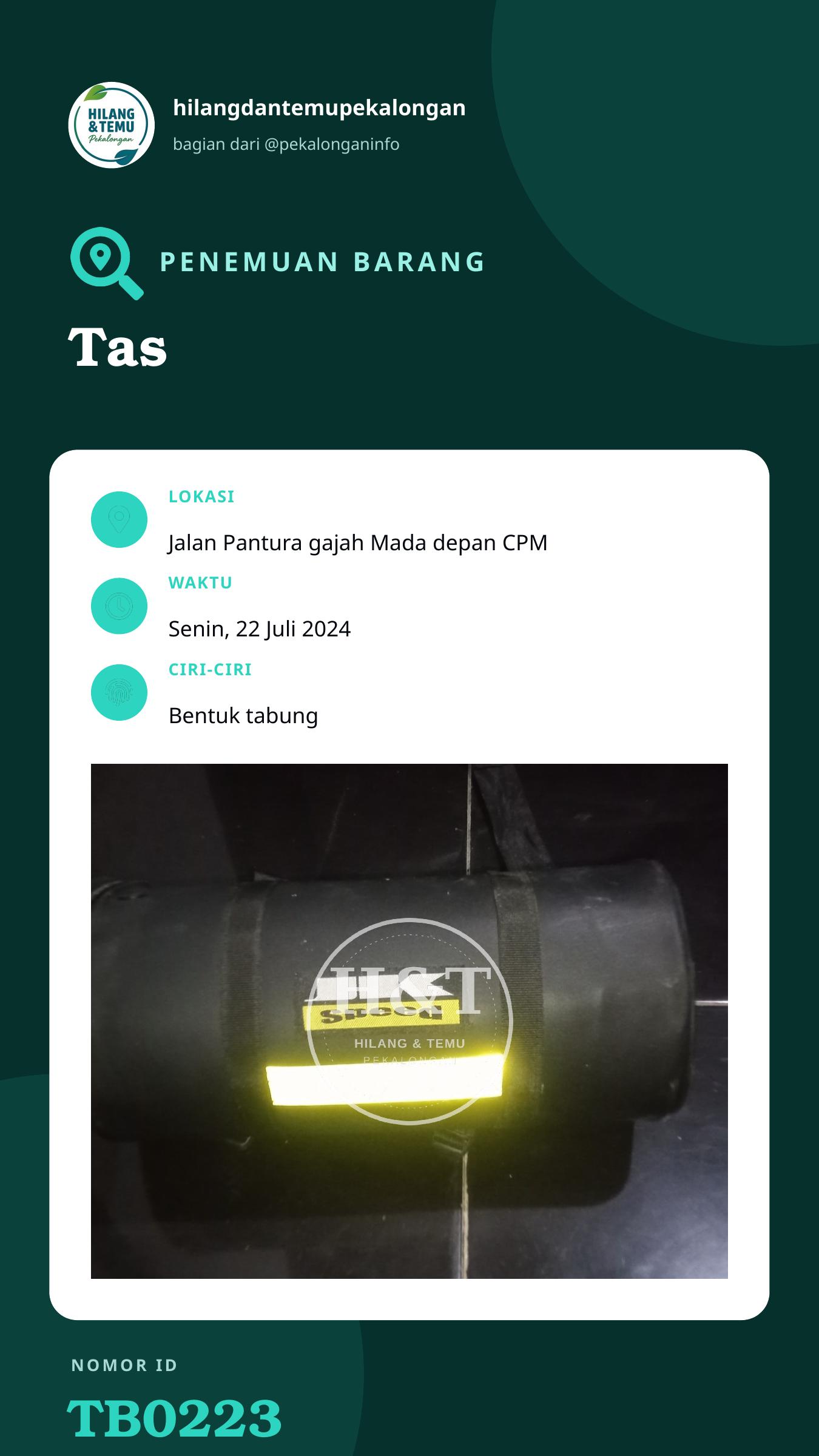 Story 9:16 laporan Tas