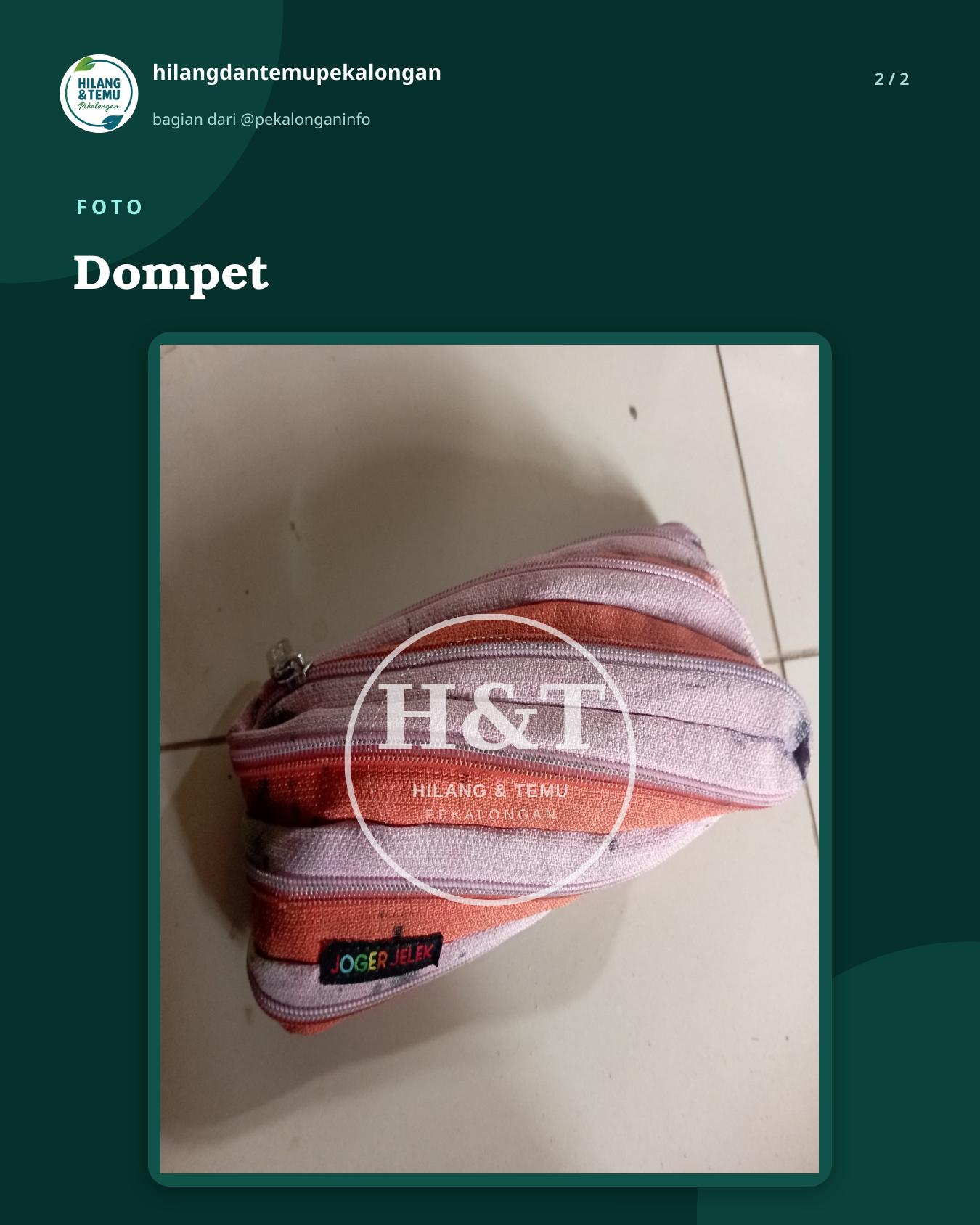 Slide 2 laporan Dompet