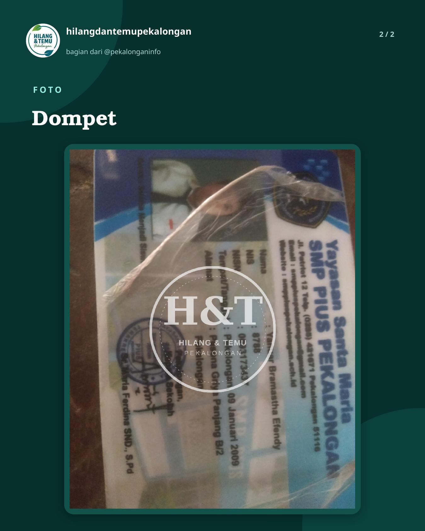Slide 2 laporan Dompet