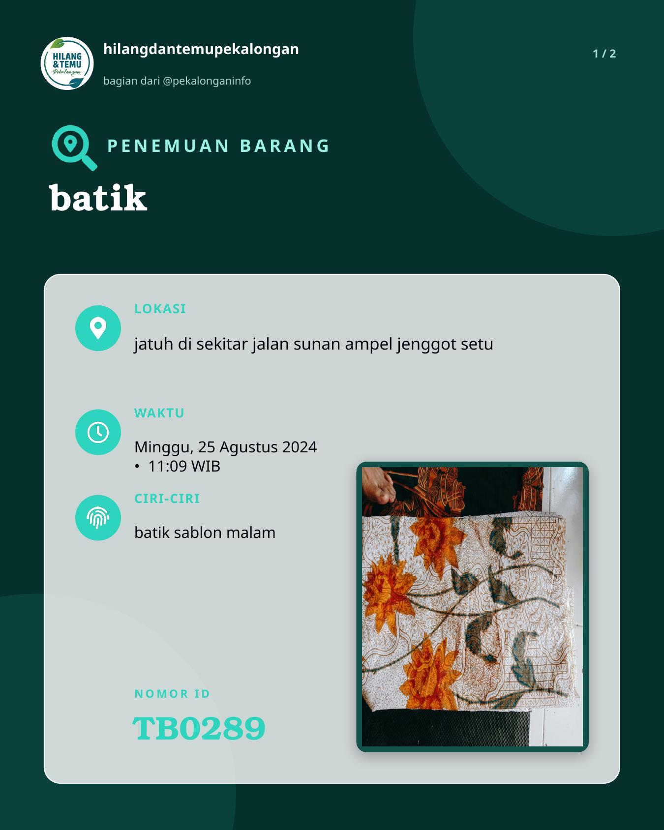 Slide 1 laporan batik
