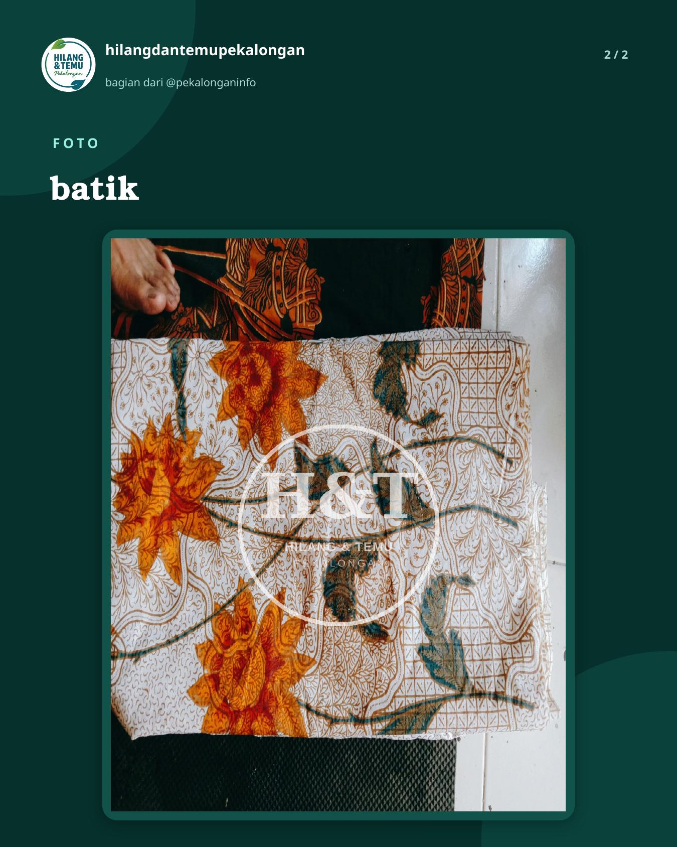 Slide 2 laporan batik