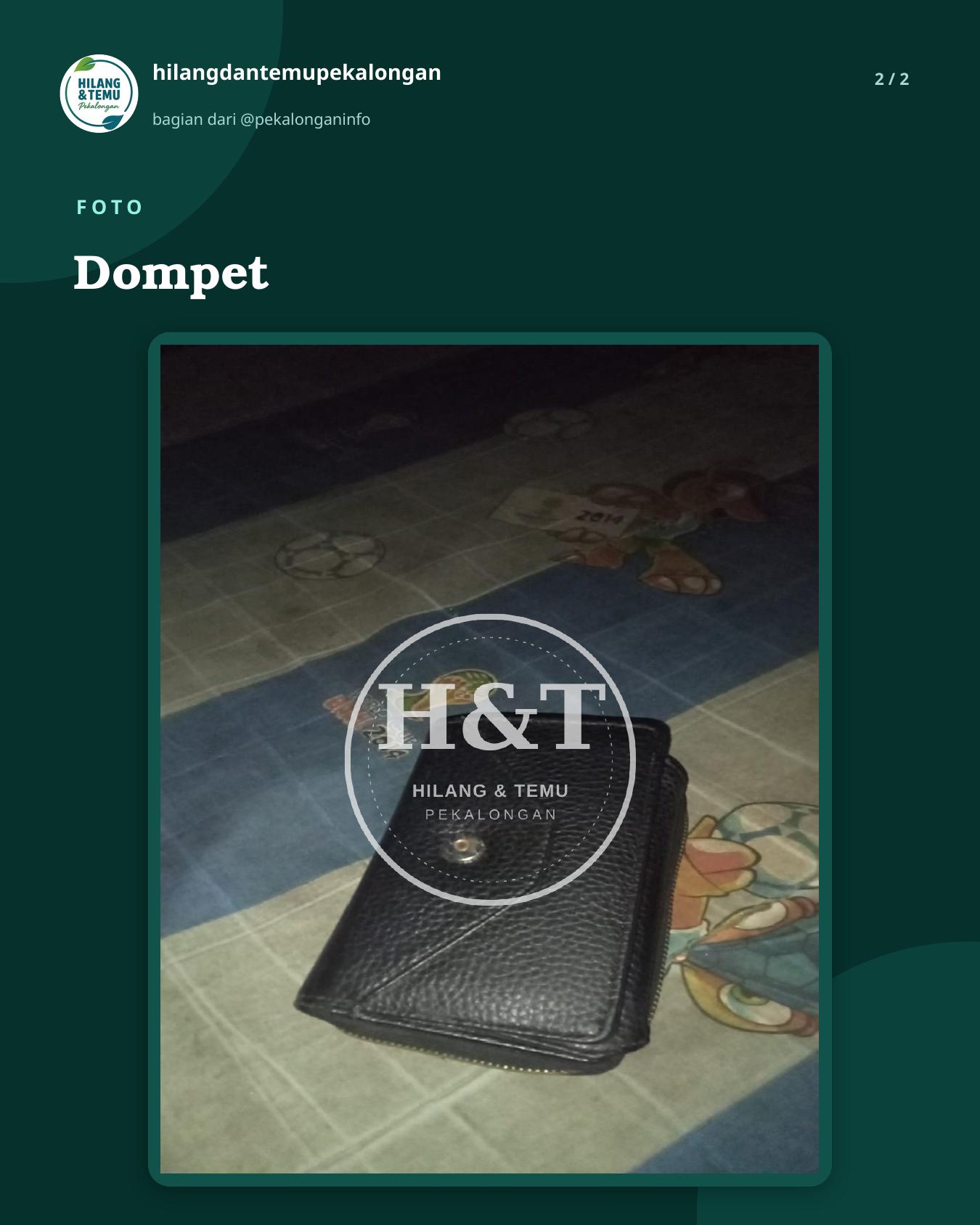Slide 2 laporan Dompet