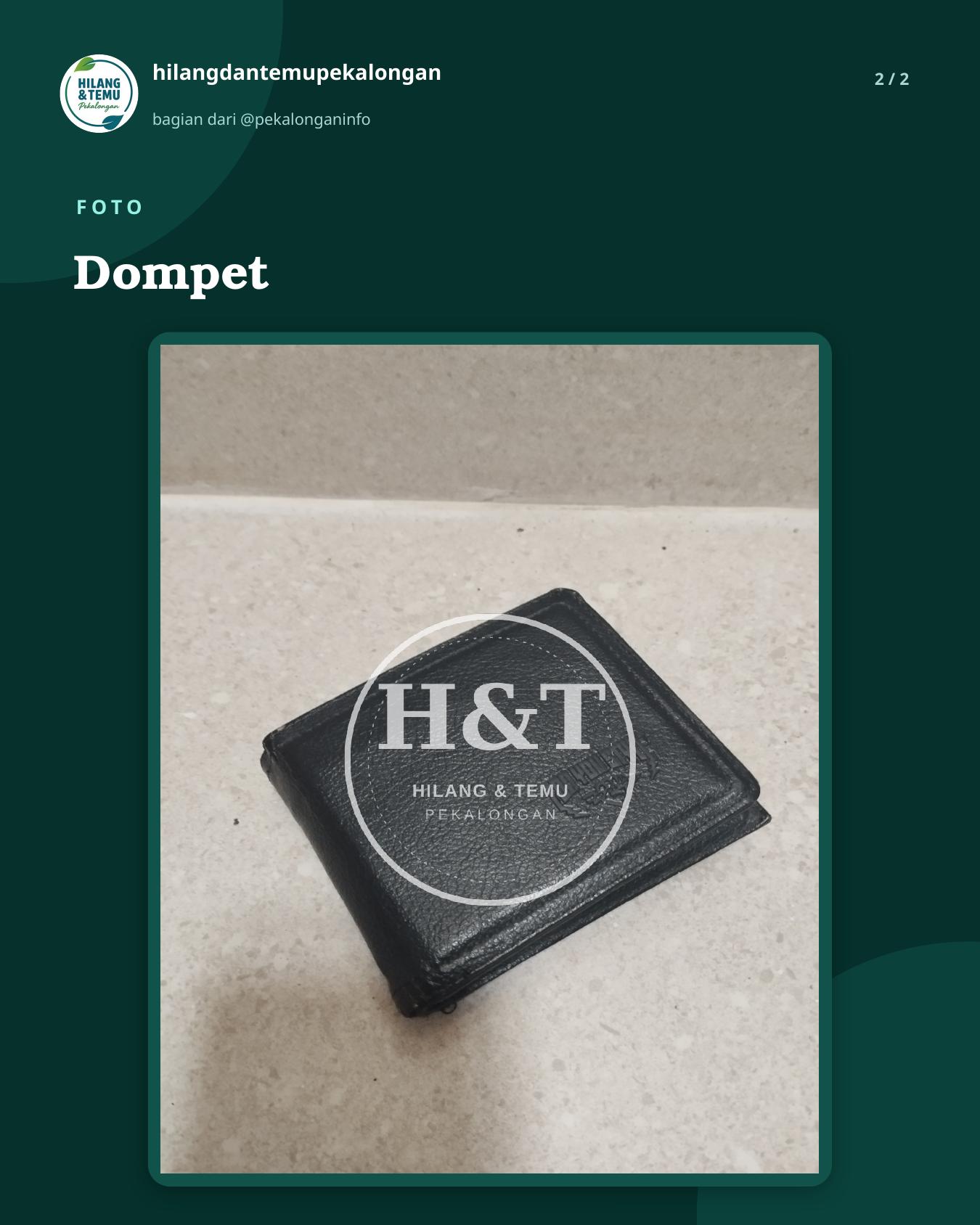 Slide 2 laporan Dompet