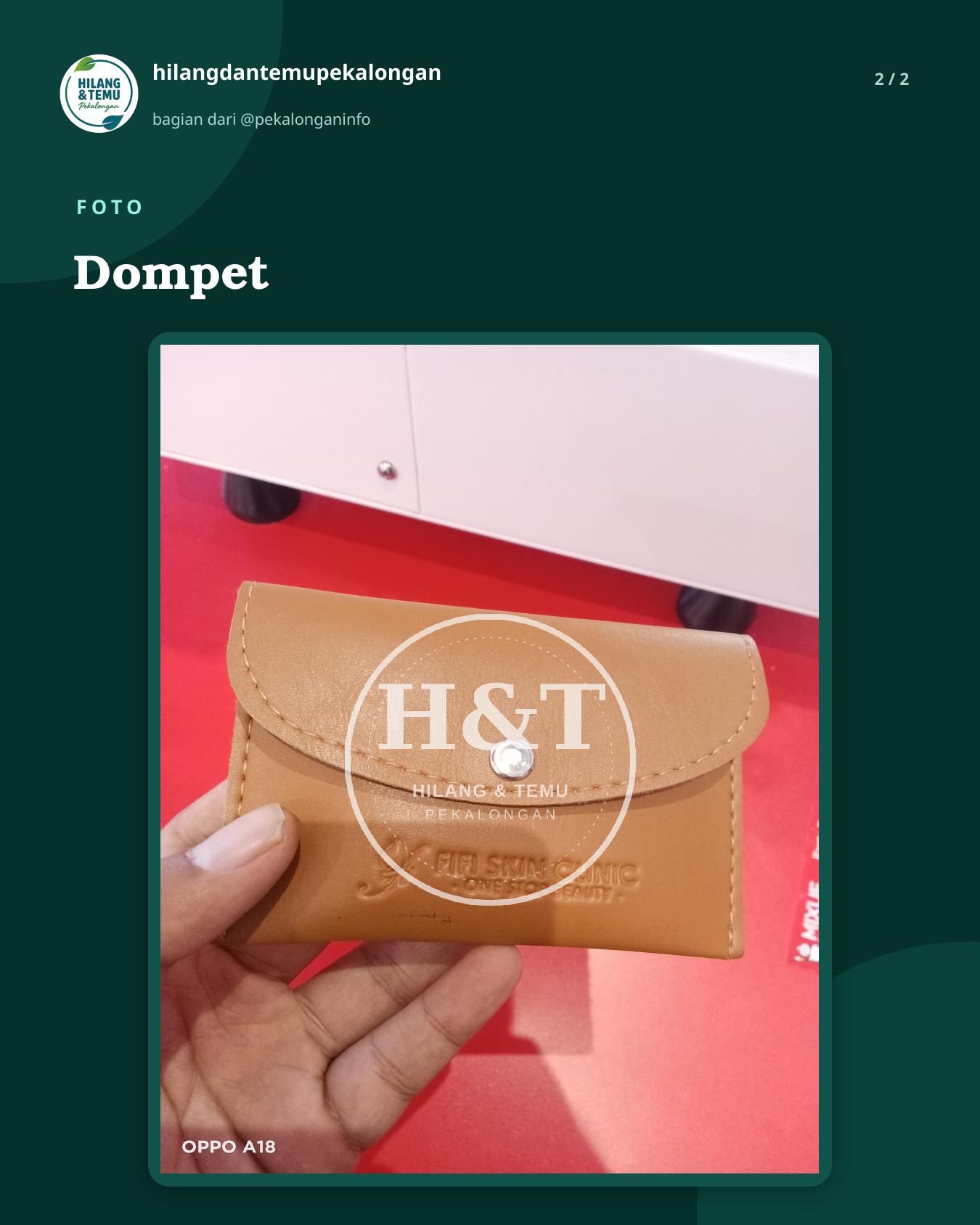 Slide 2 laporan Dompet