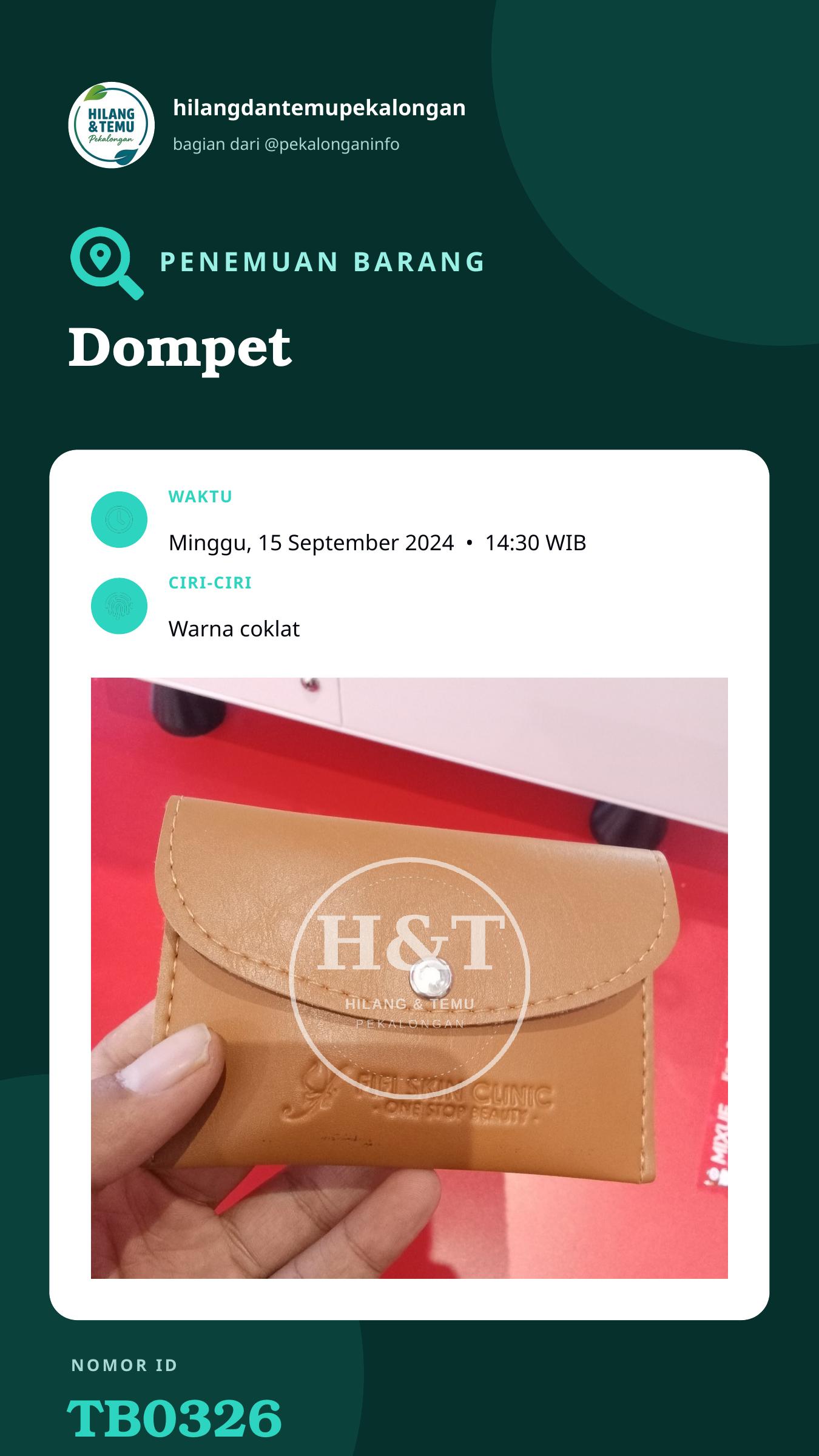 Story 9:16 laporan Dompet