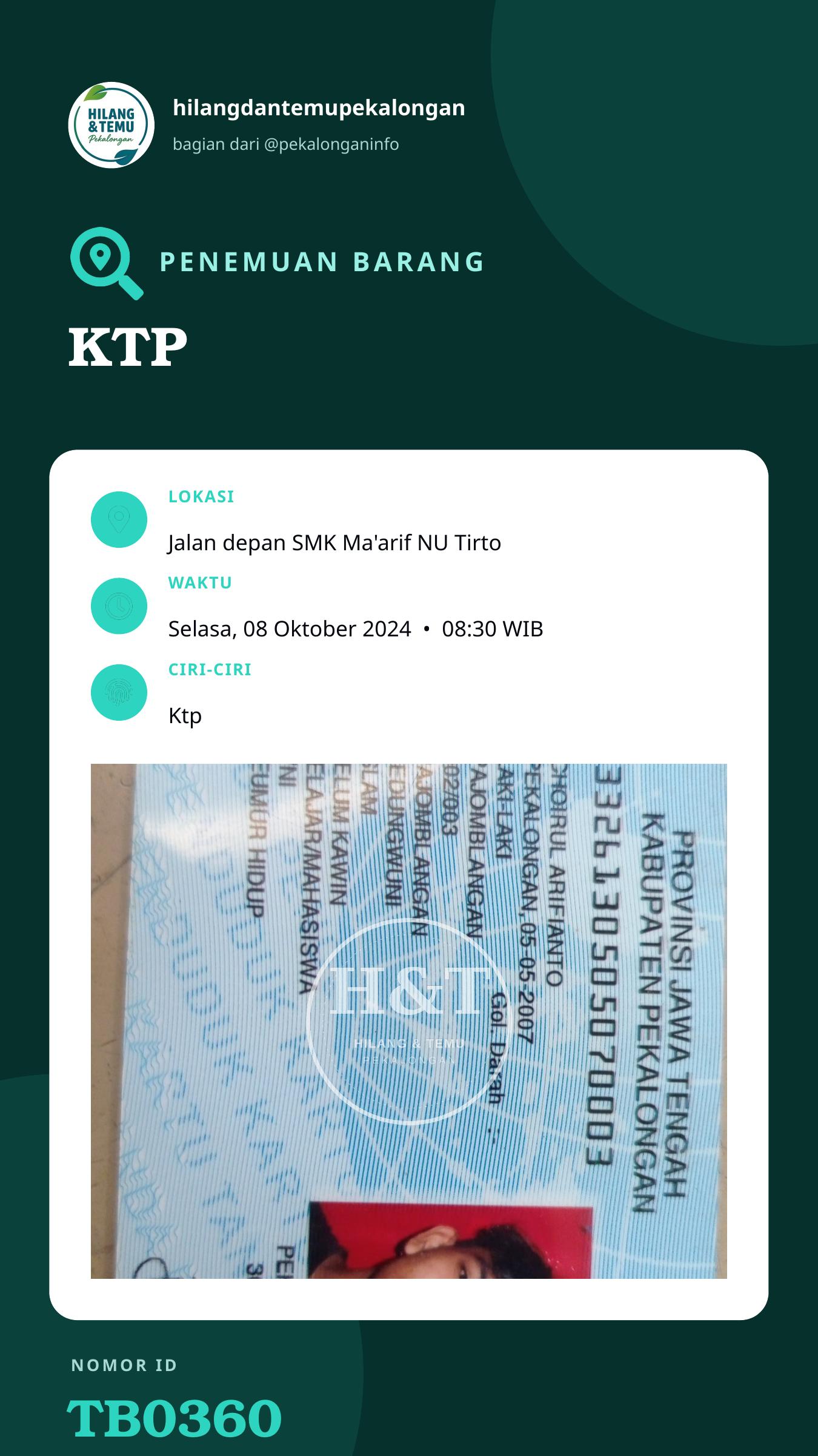 Story 9:16 laporan KTP