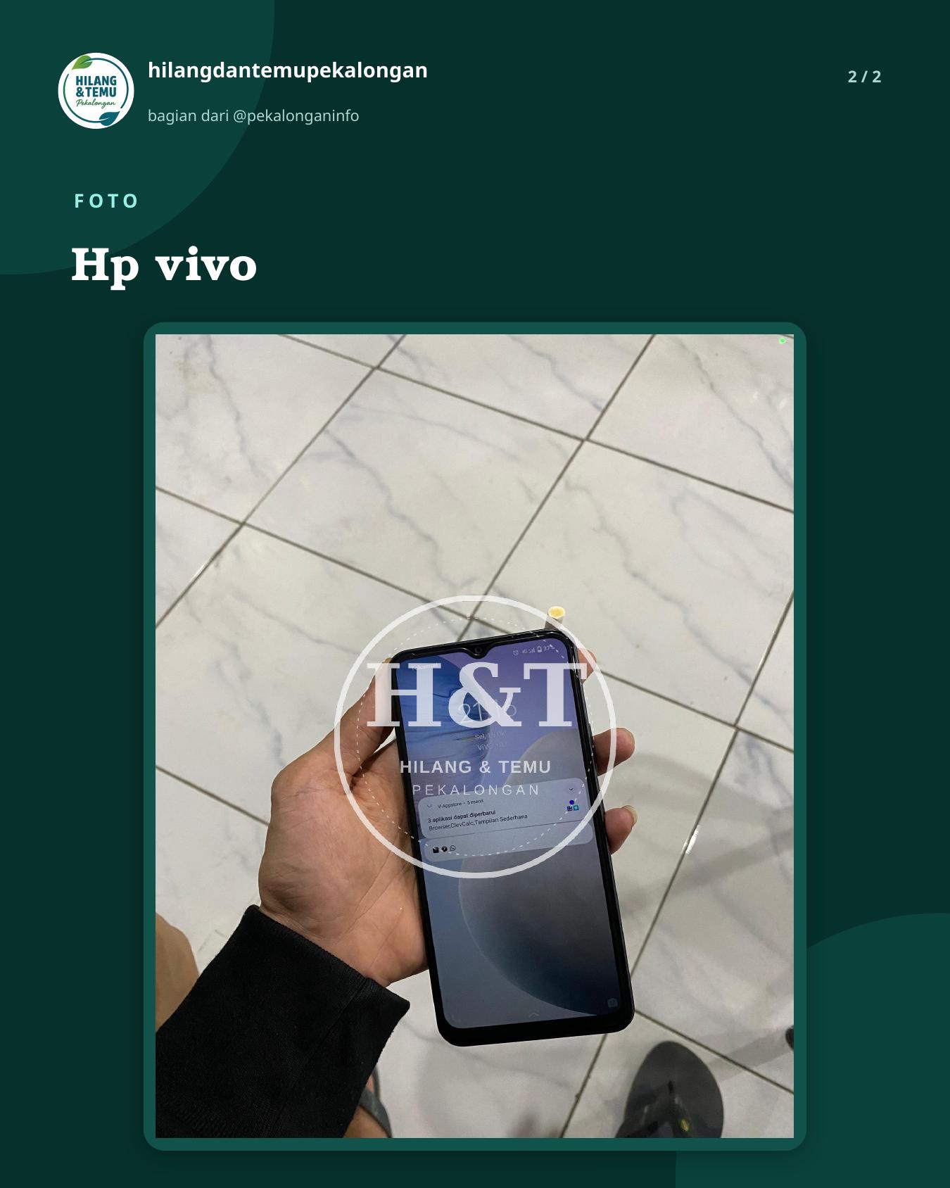 Slide 2 laporan Hp vivo