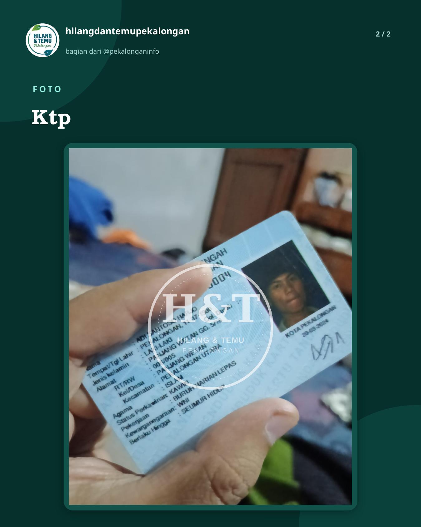 Slide 2 laporan Ktp