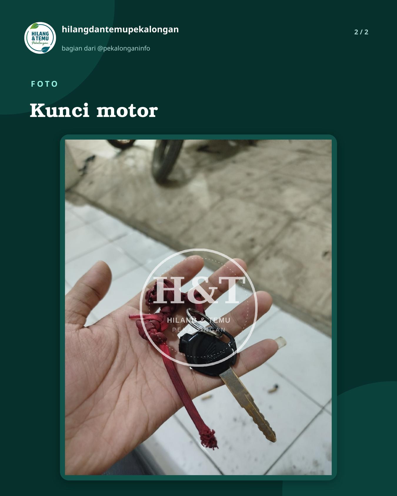 Slide 2 laporan Kunci motor