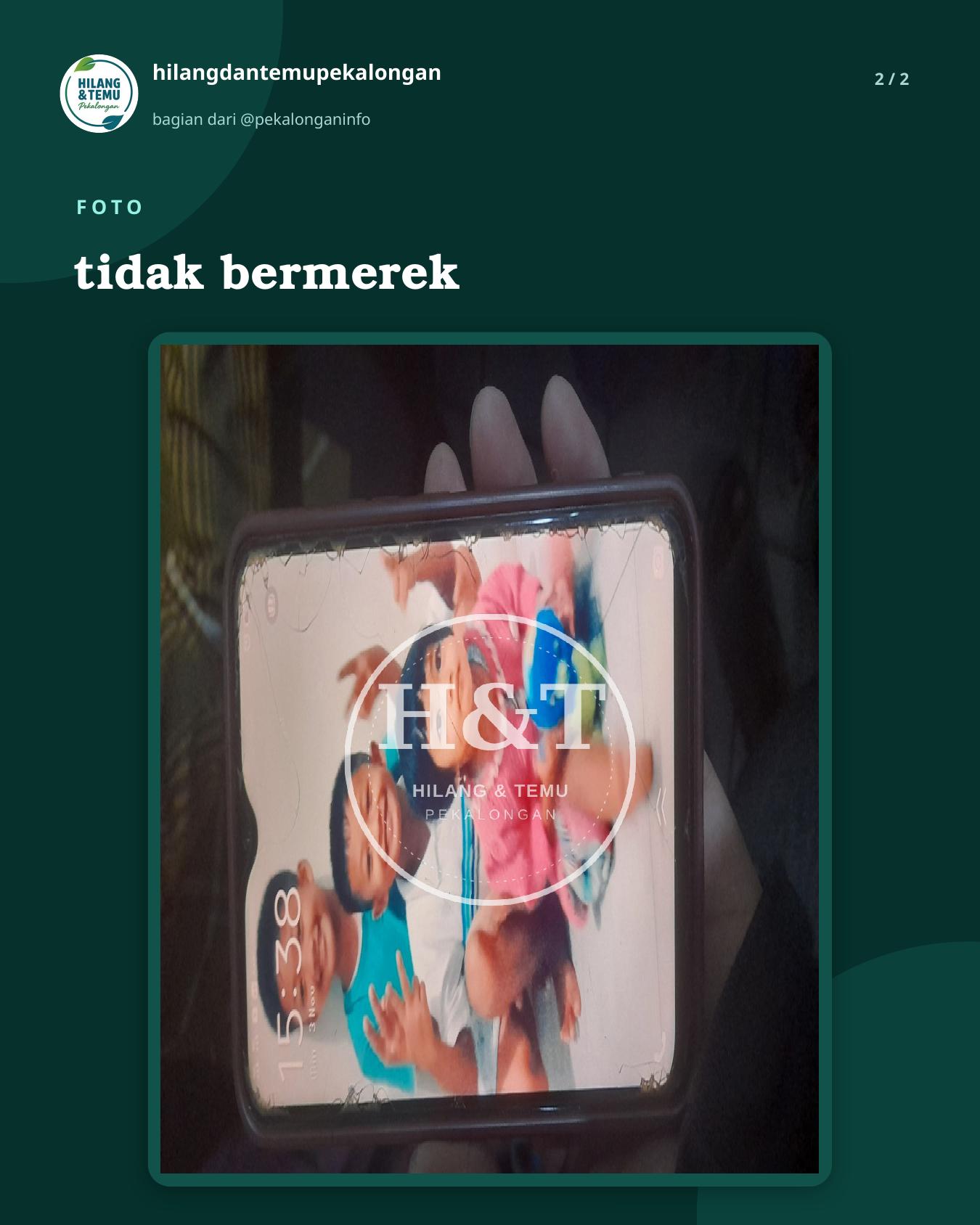Slide 2 laporan tidak bermerek