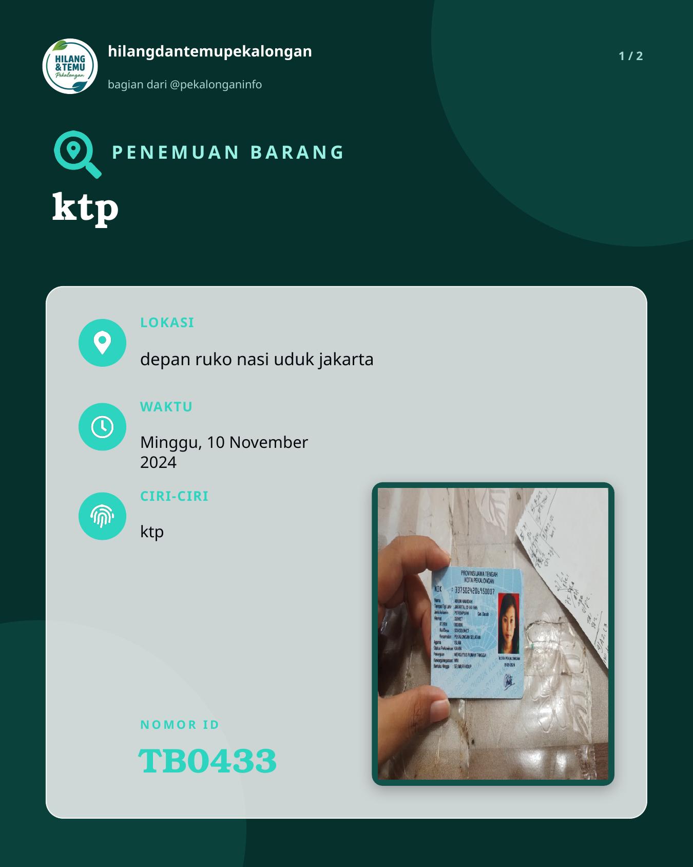Slide 1 laporan ktp