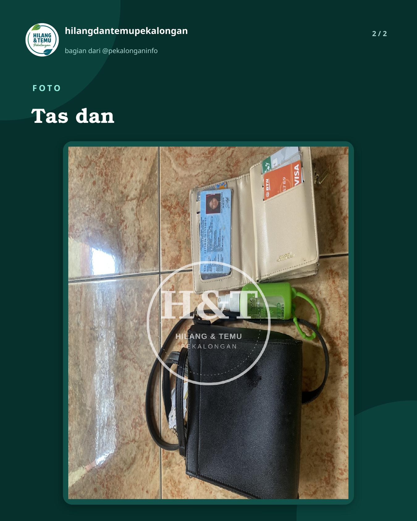 Slide 2 laporan Tas dan