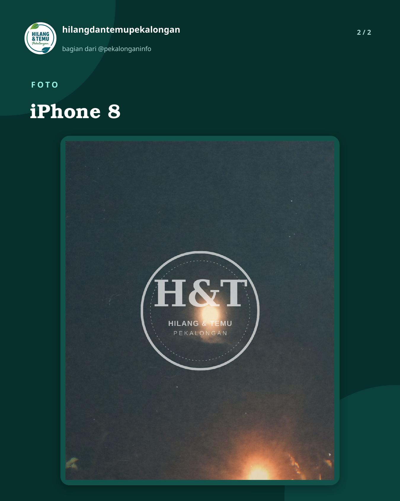 Slide 2 laporan iPhone 8