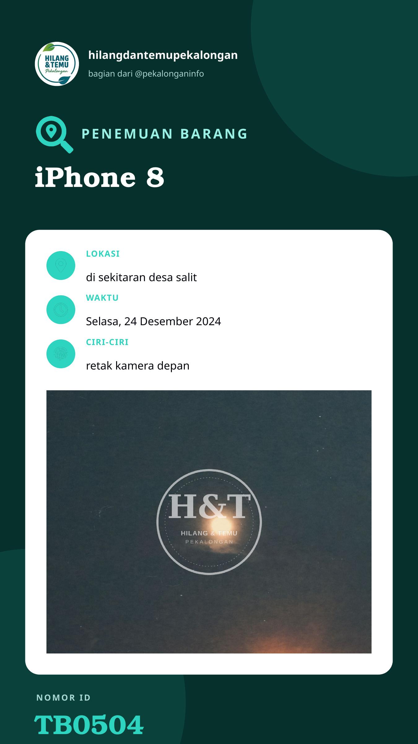 Story 9:16 laporan iPhone 8