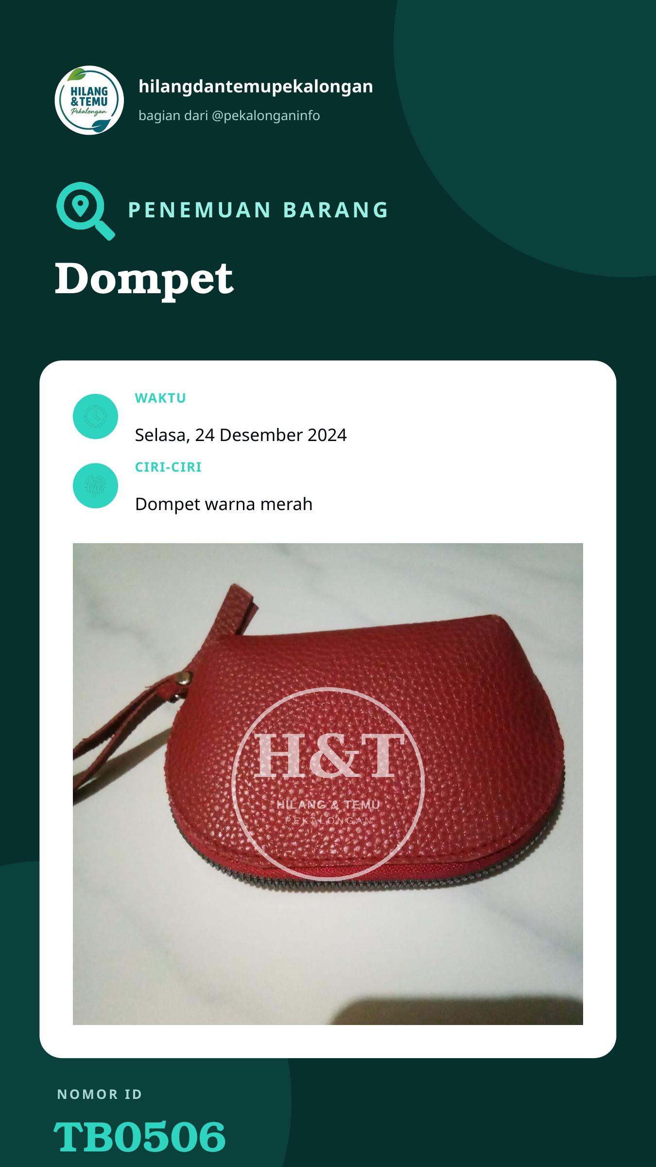 Story 9:16 laporan Dompet