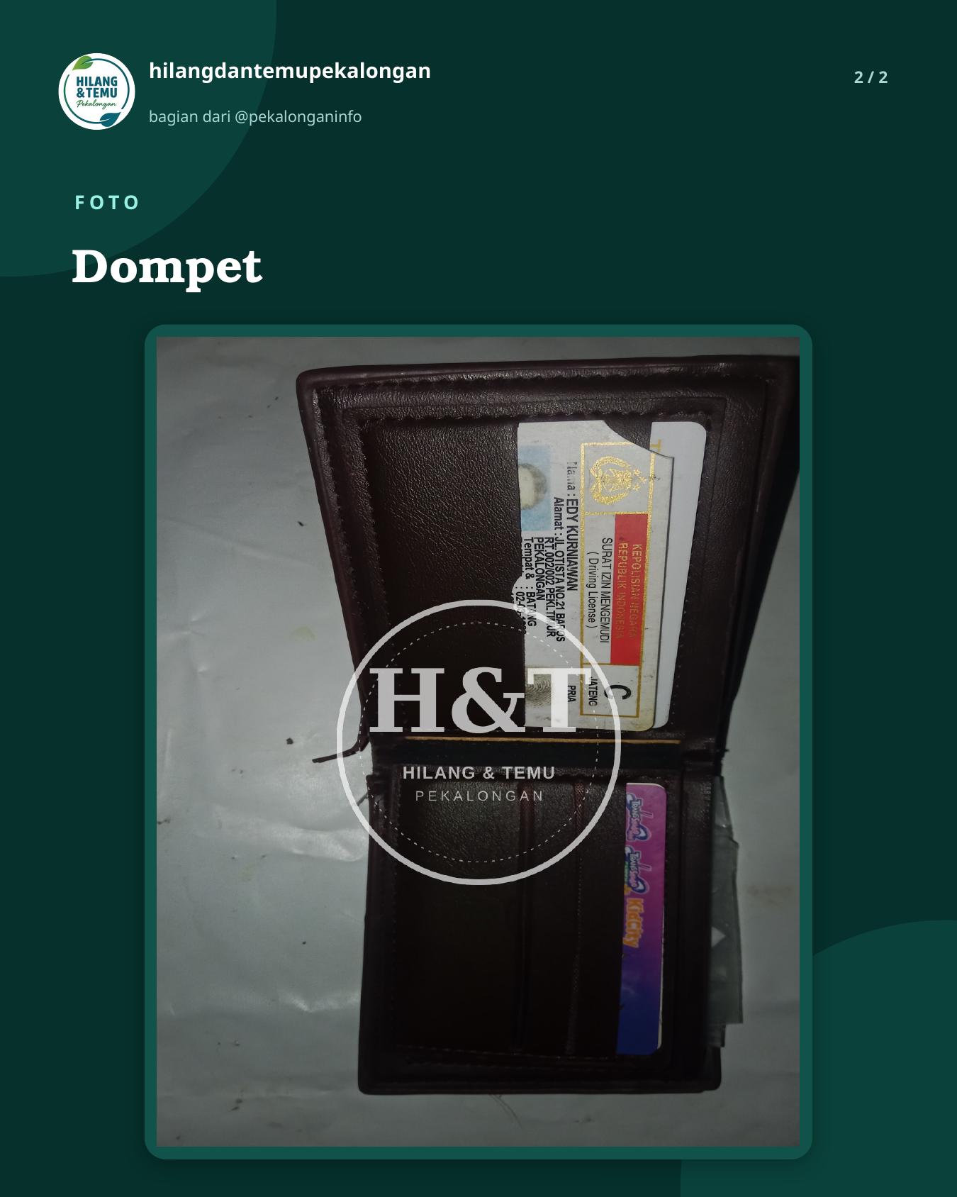 Slide 2 laporan Dompet