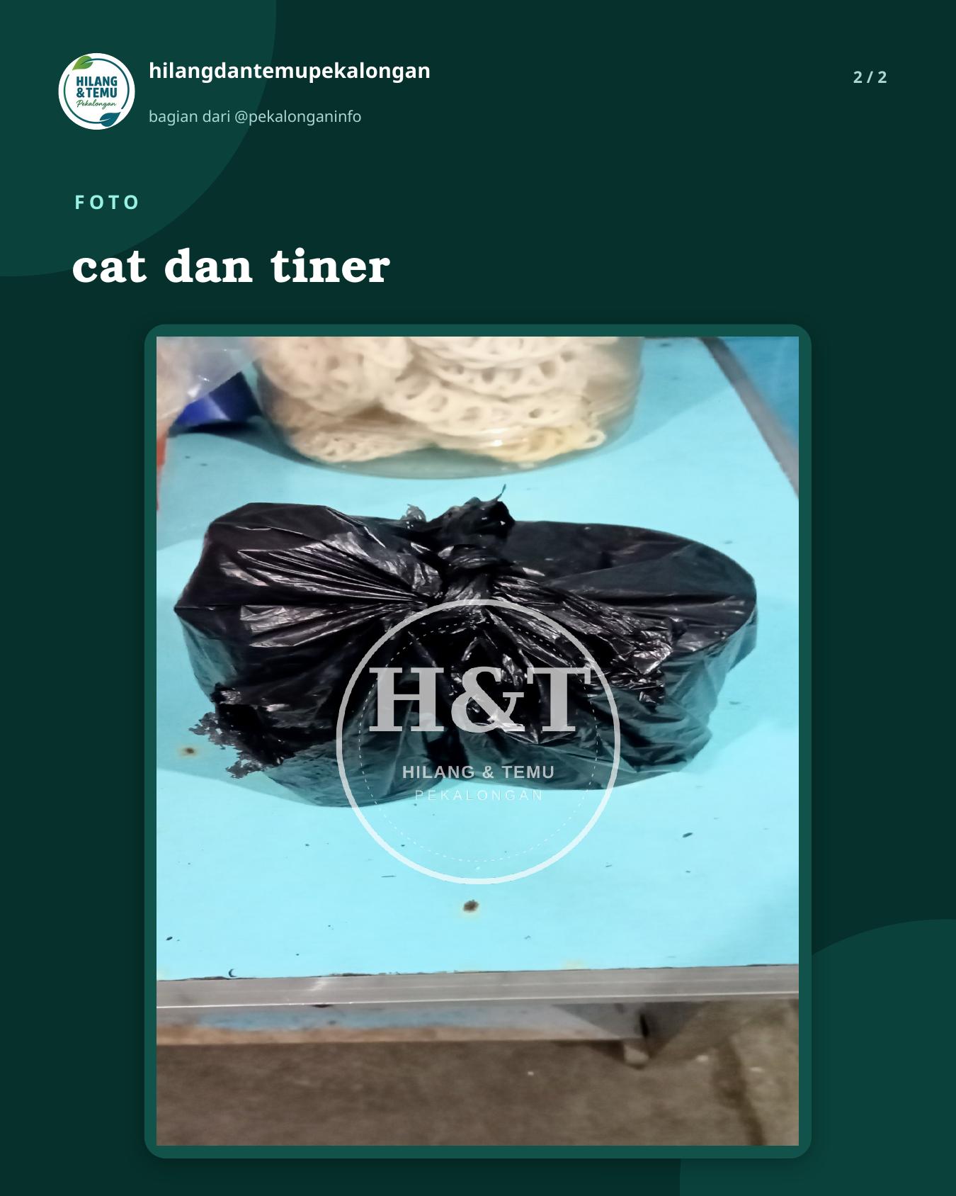 Slide 2 laporan cat dan tiner