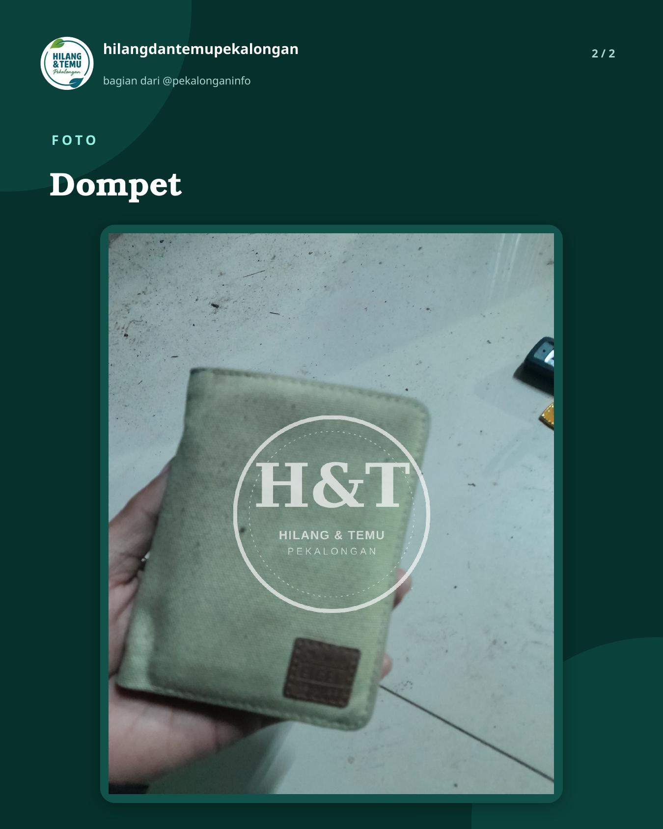 Slide 2 laporan Dompet