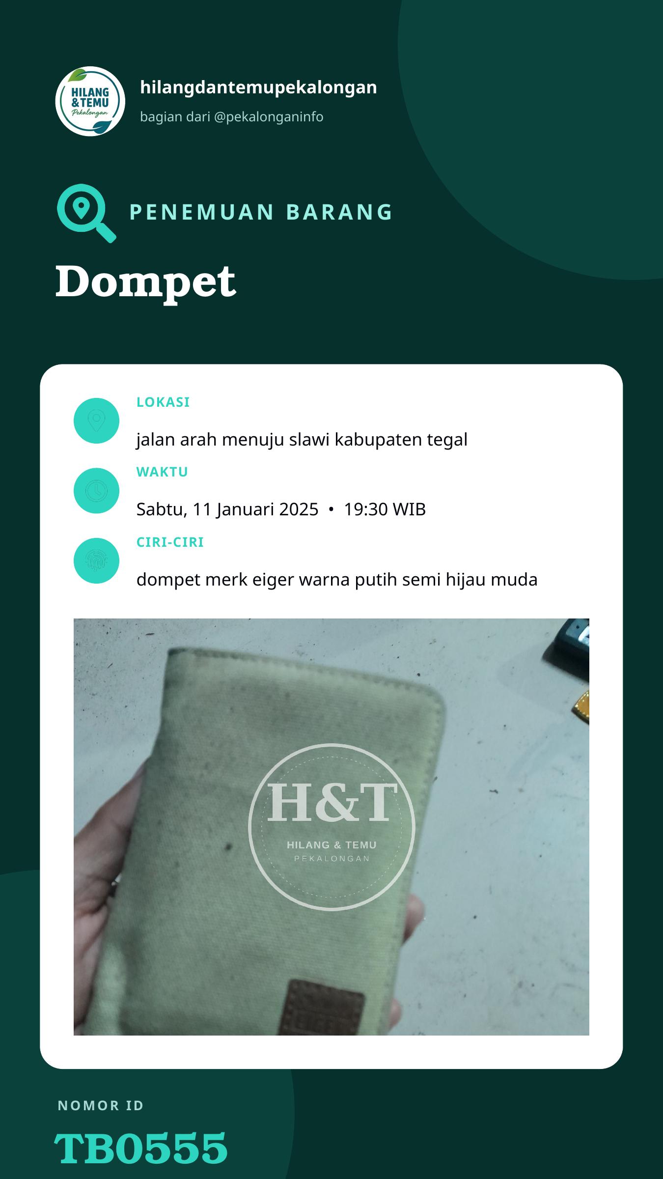 Story 9:16 laporan Dompet