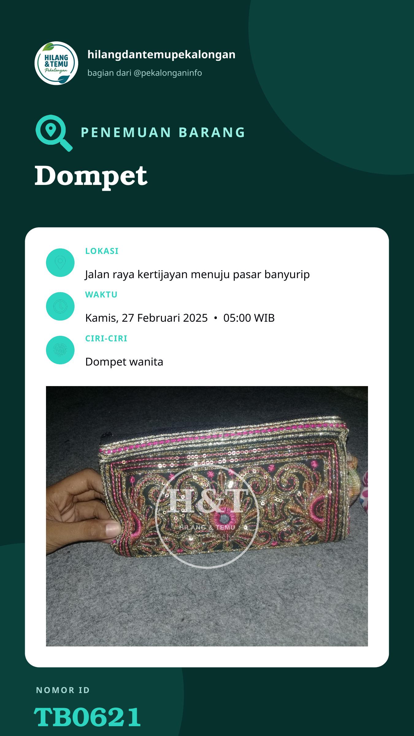 Story 9:16 laporan Dompet