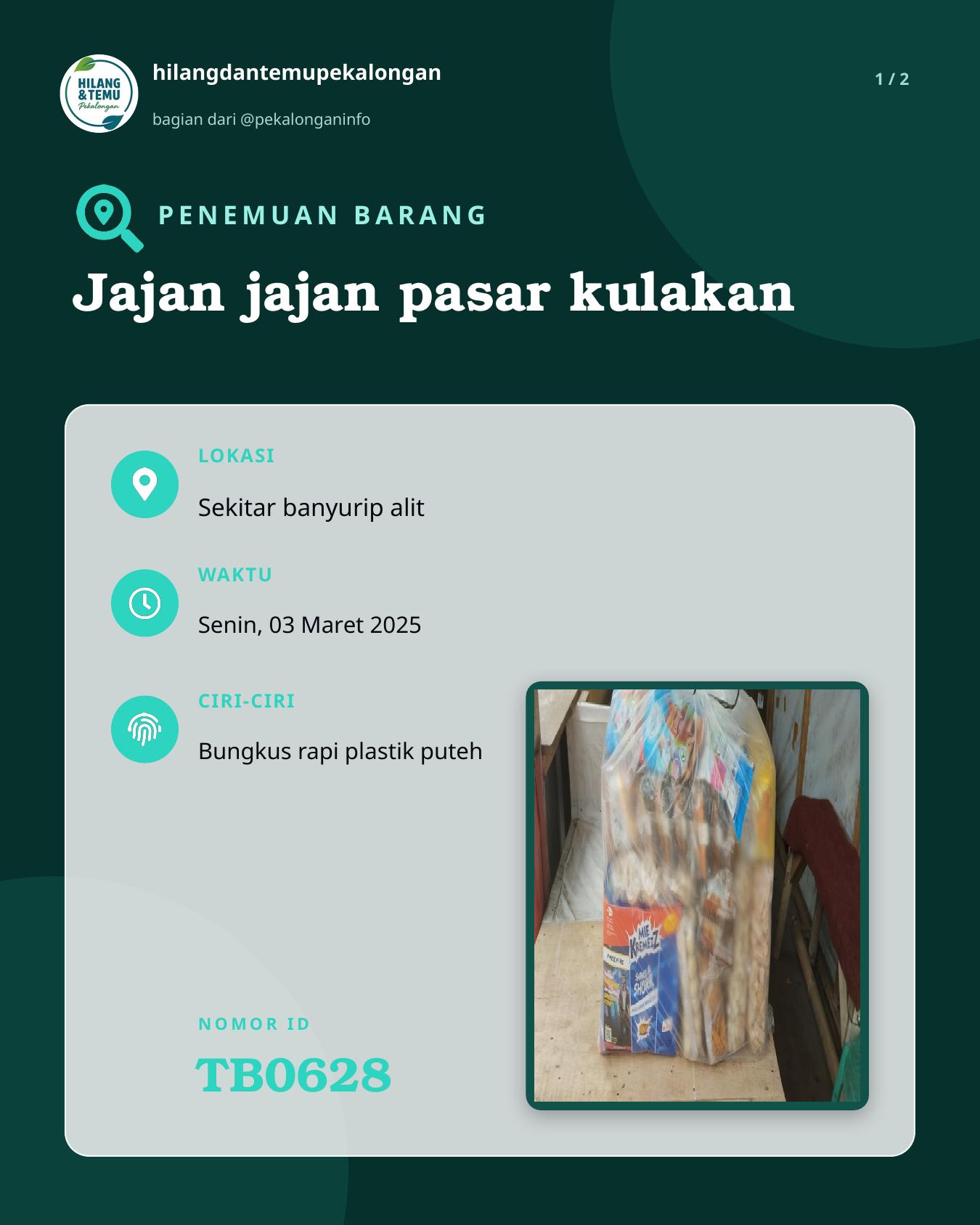 Slide 1 laporan Jajan jajan pasar kulakan