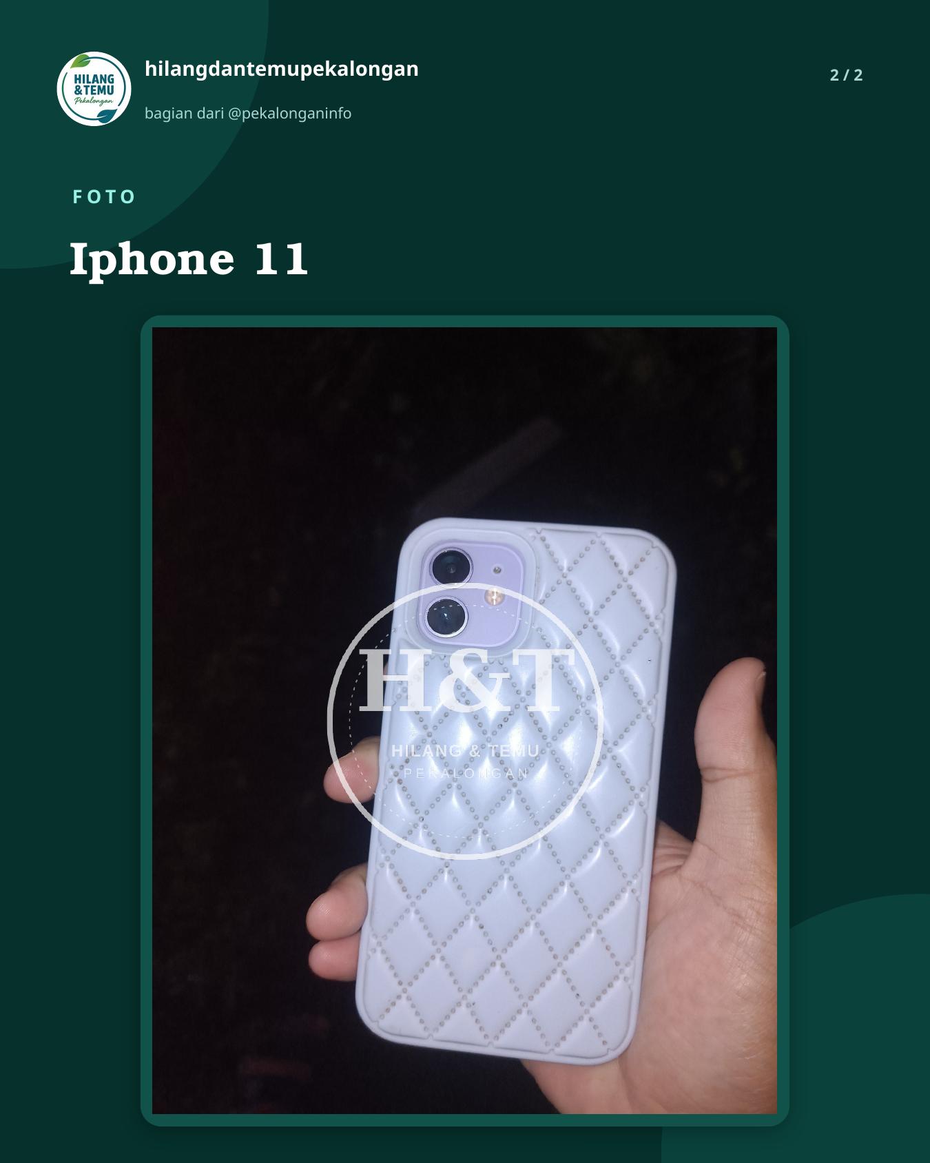 Slide 2 laporan Iphone 11