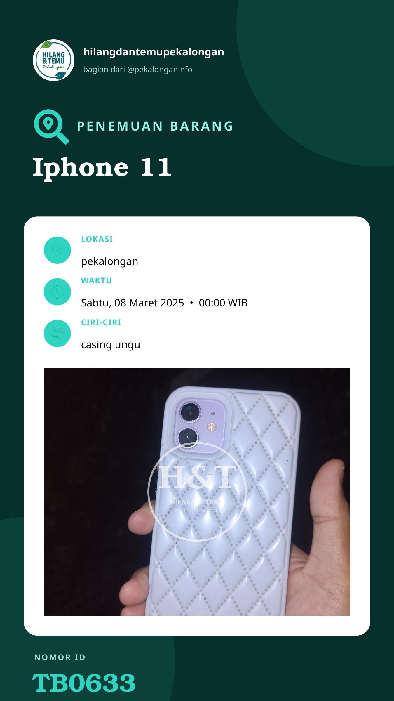 Story 9:16 laporan Iphone 11