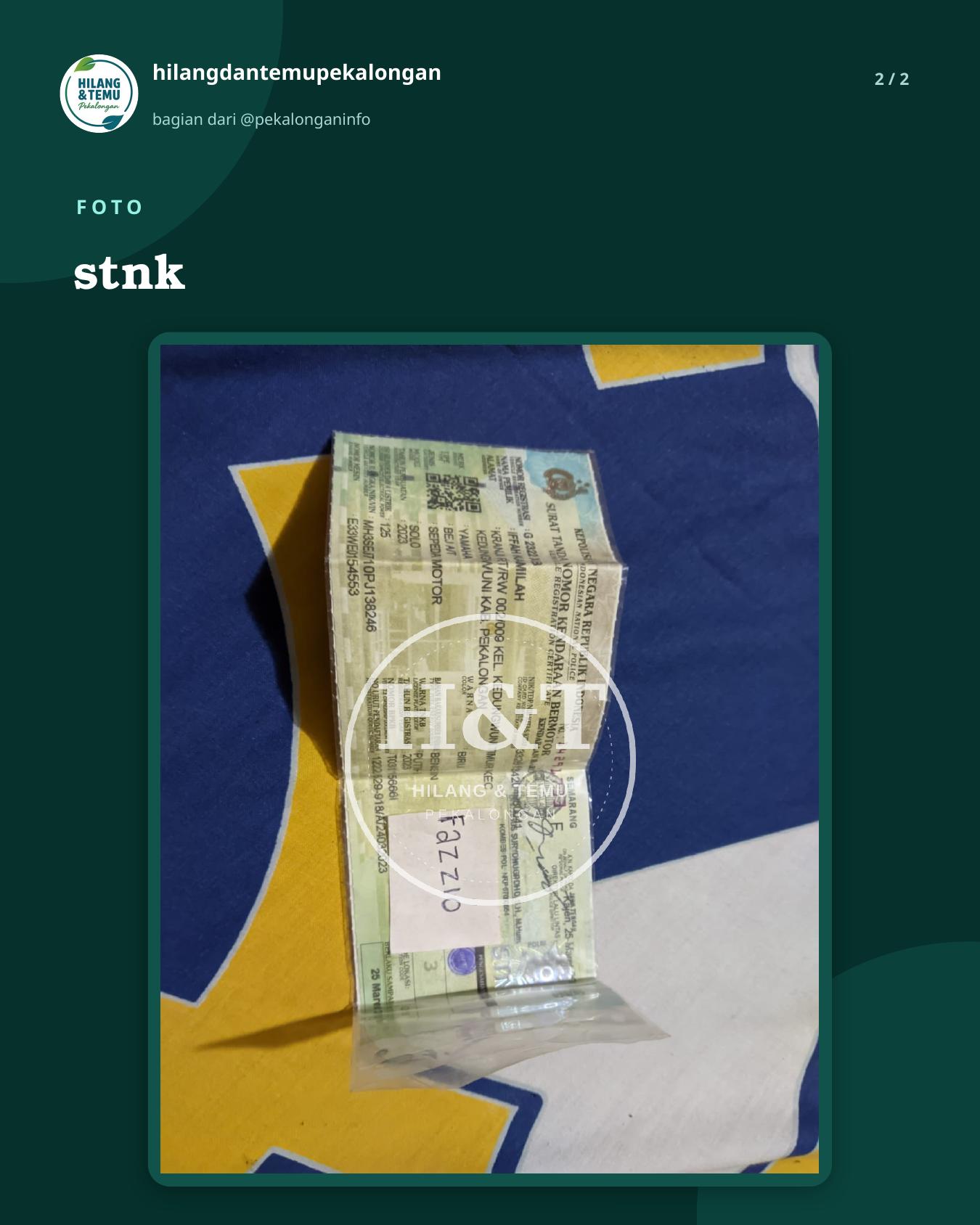 Slide 2 laporan stnk