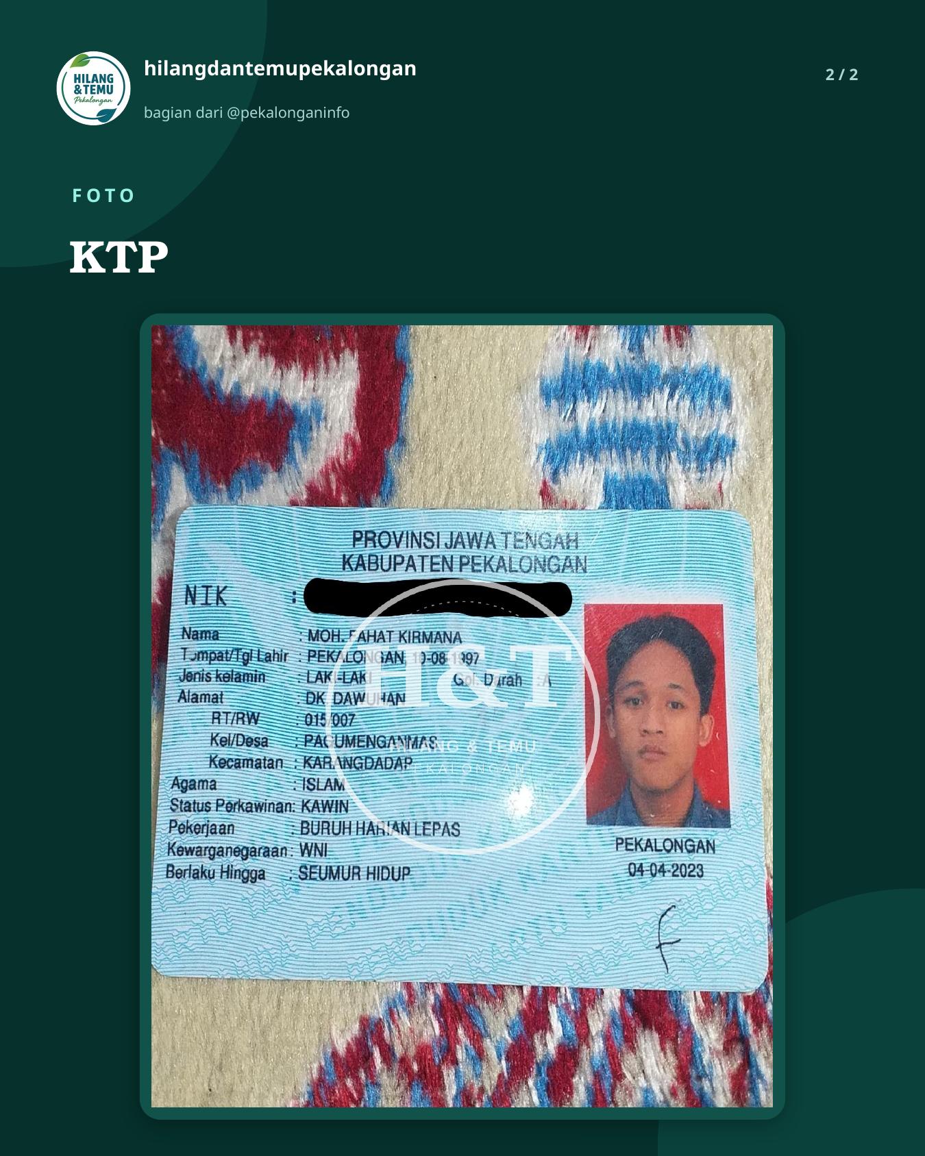 Slide 2 laporan KTP
