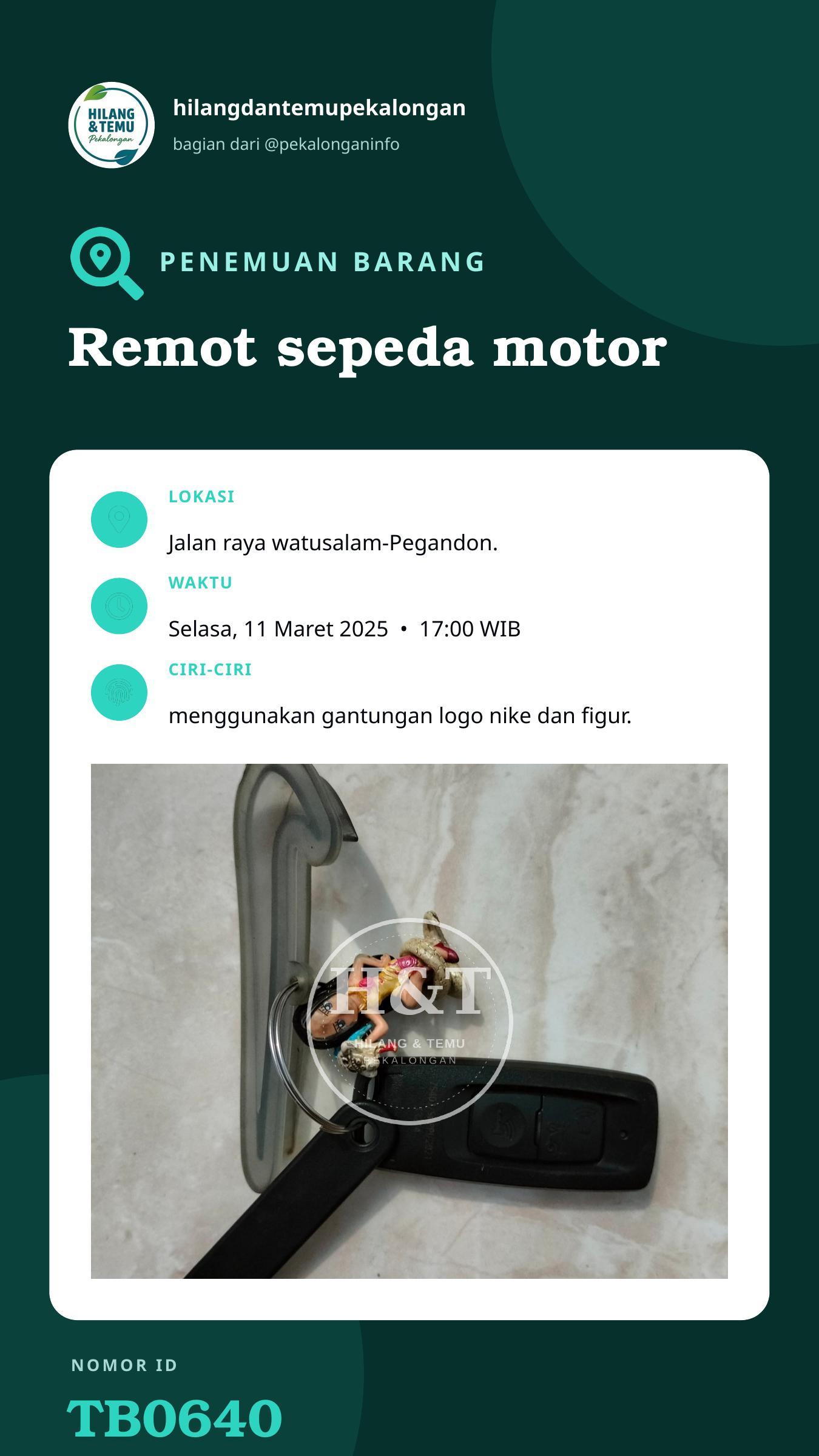 Story 9:16 laporan Remot sepeda motor