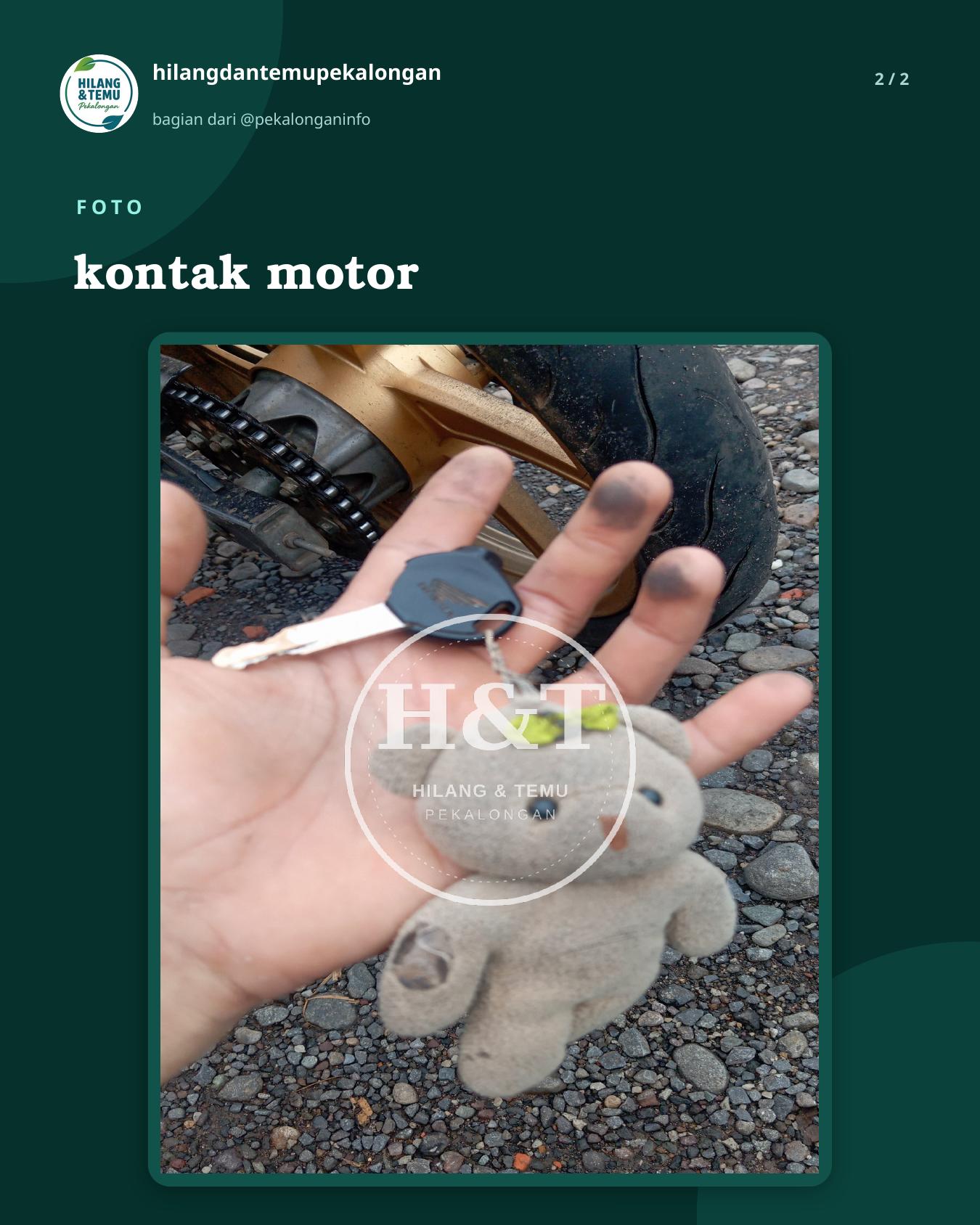 Slide 2 laporan kontak motor