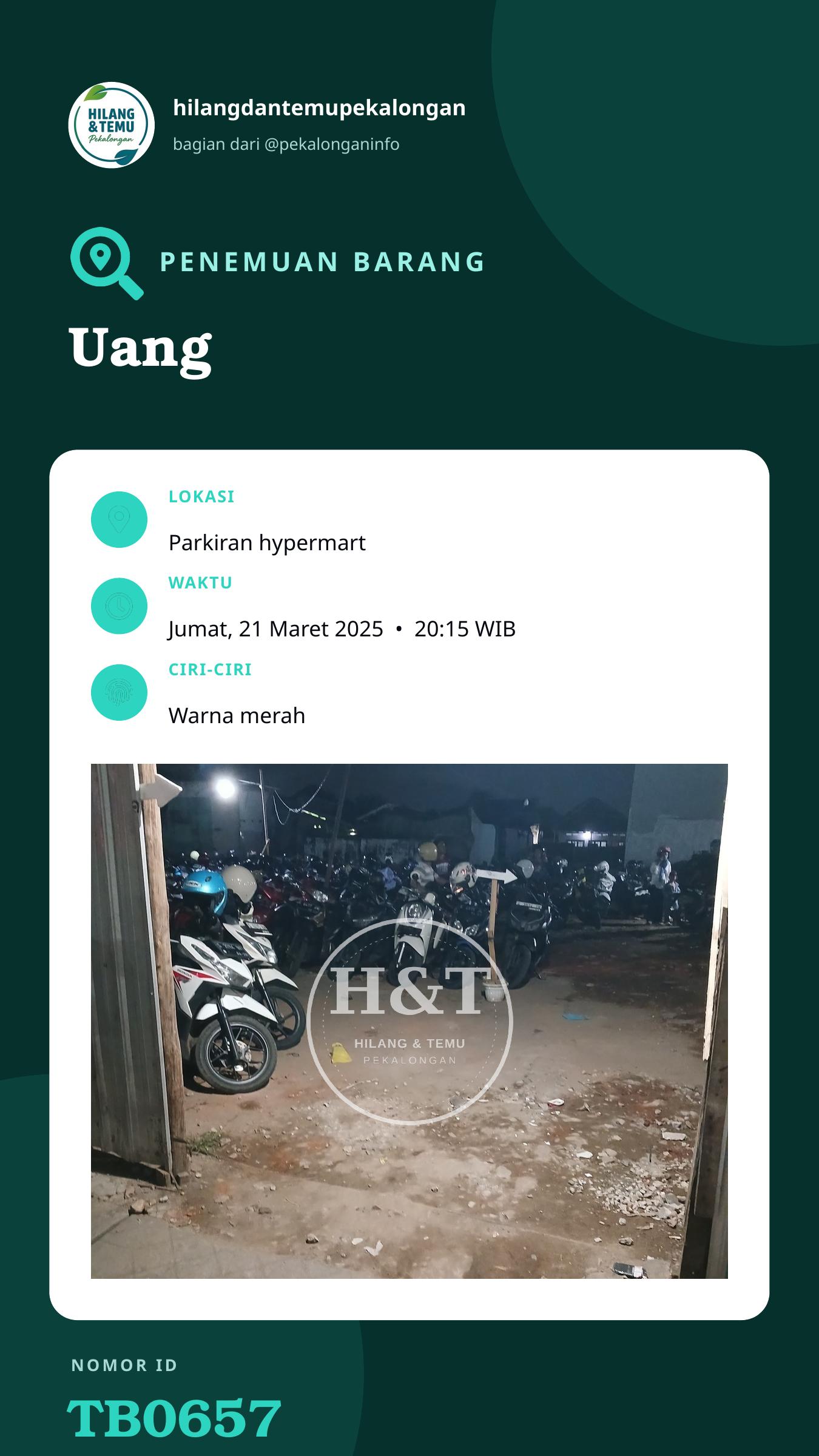 Story 9:16 laporan Uang