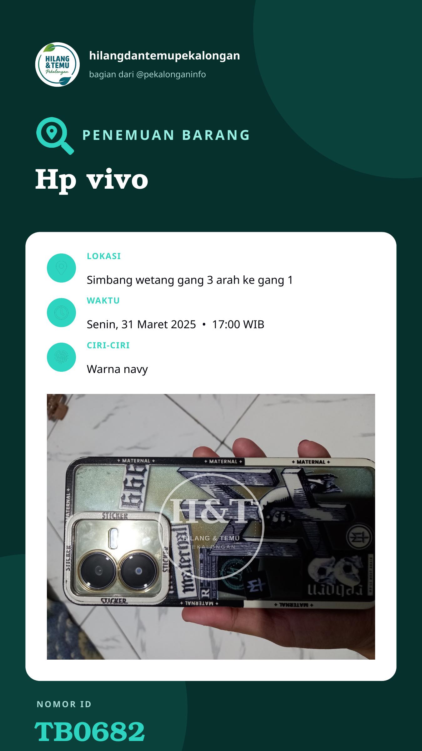 Story 9:16 laporan Hp vivo