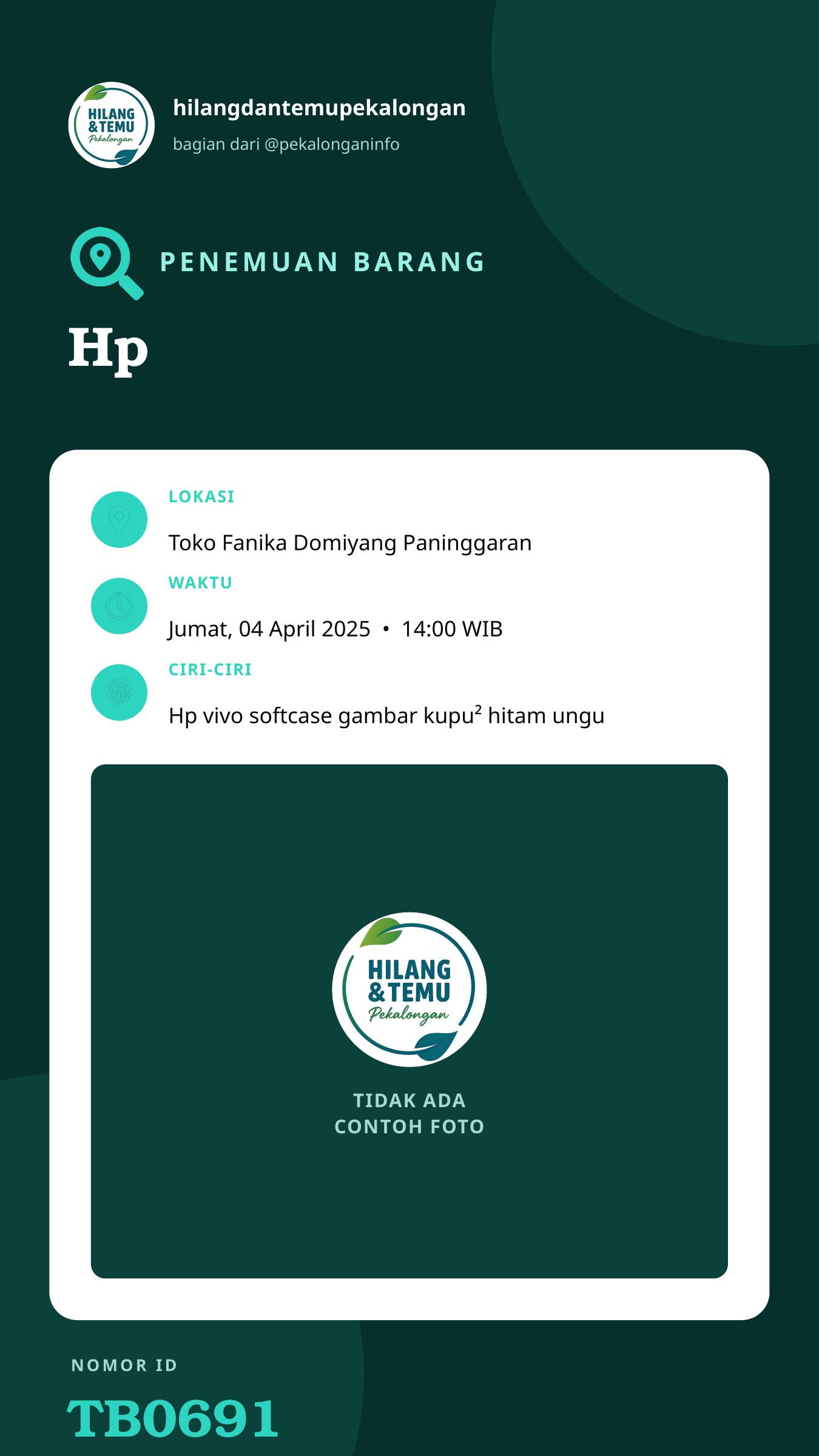 Story 9:16 laporan Hp