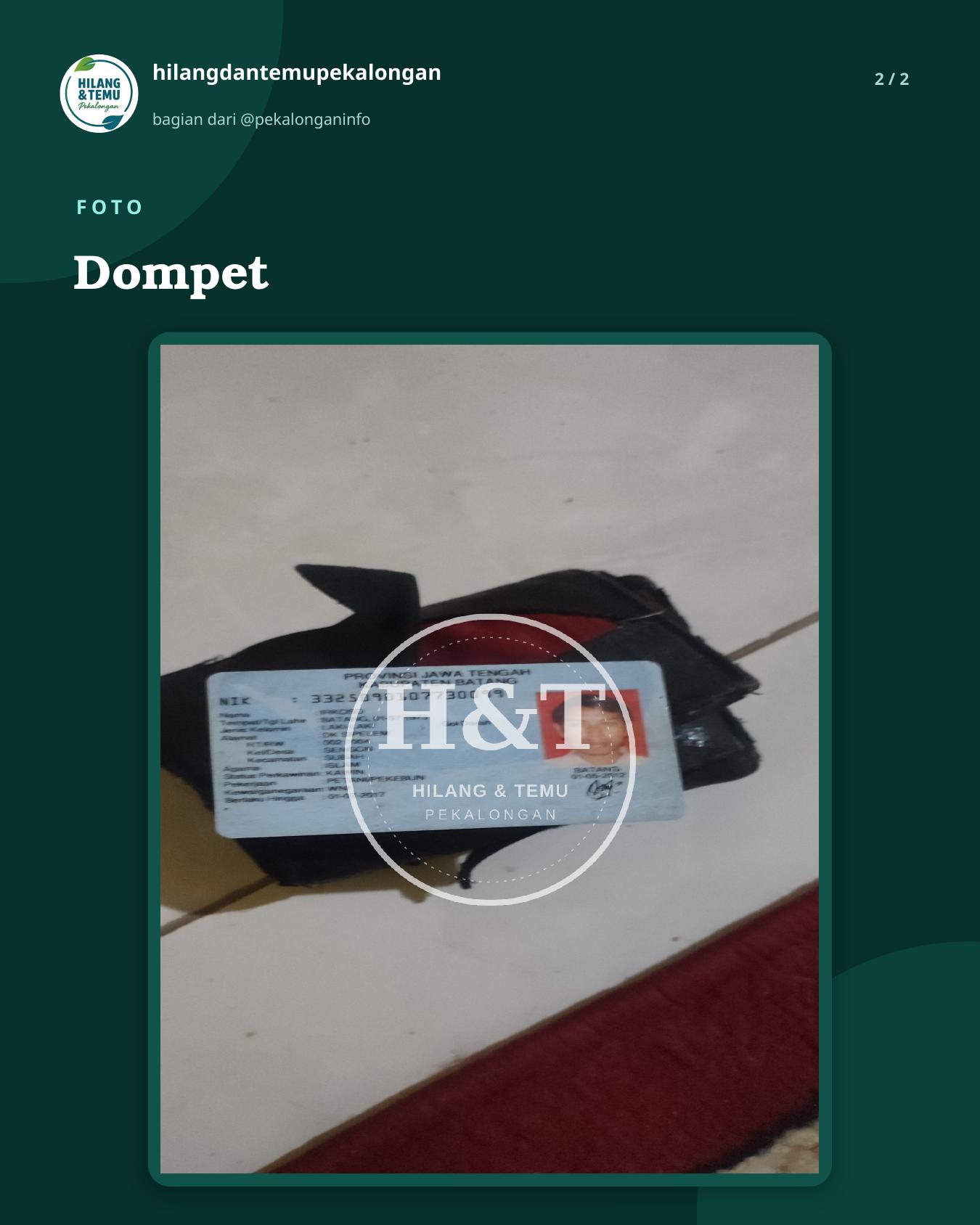 Slide 2 laporan Dompet
