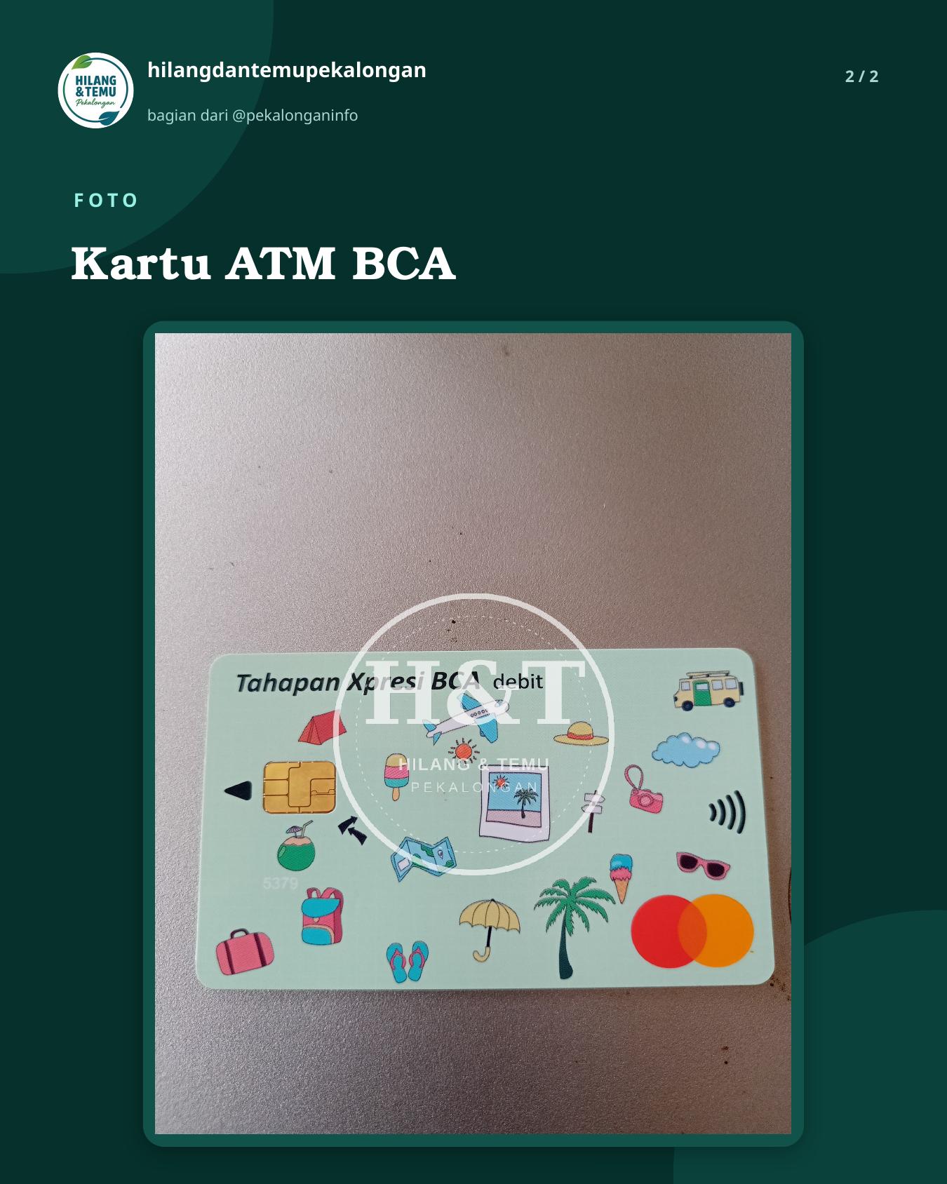 Slide 2 laporan Kartu ATM BCA