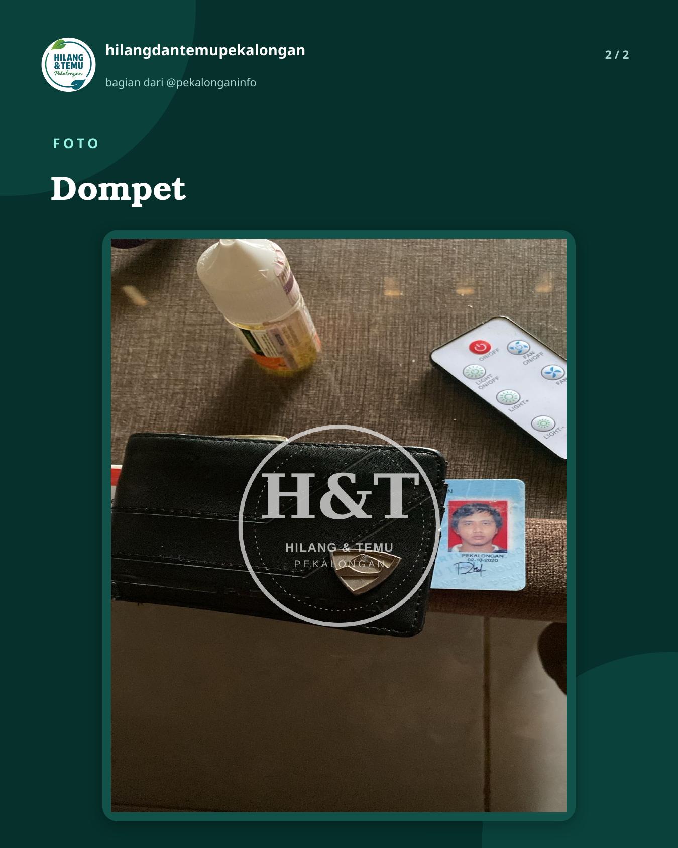 Slide 2 laporan Dompet