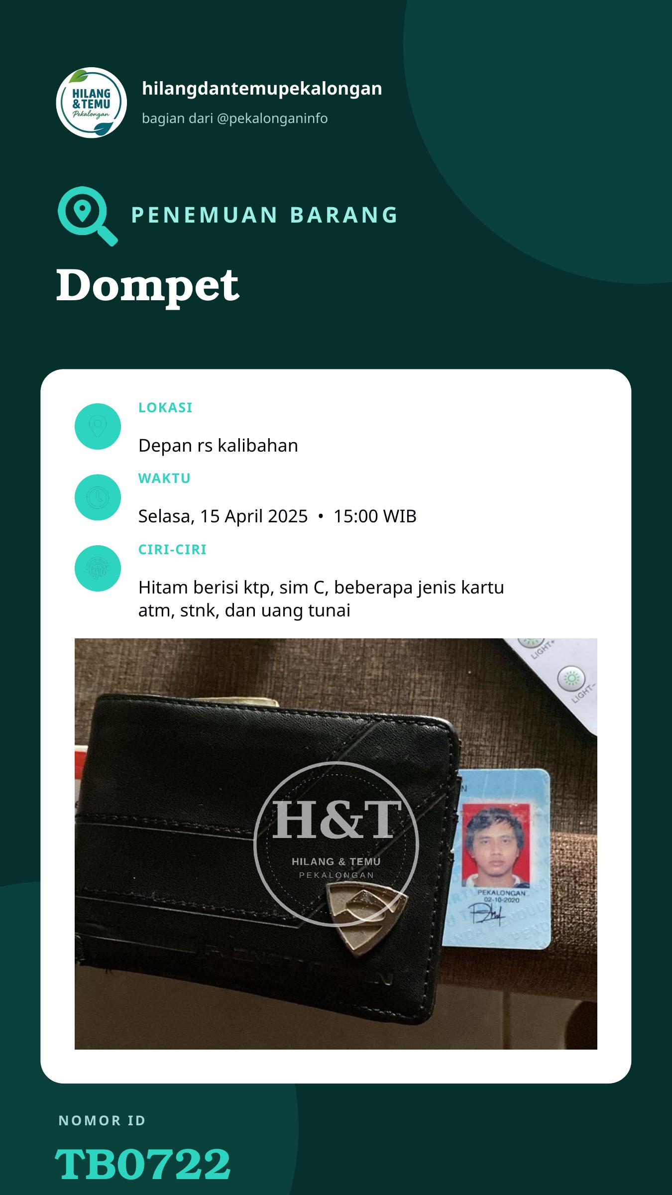 Story 9:16 laporan Dompet